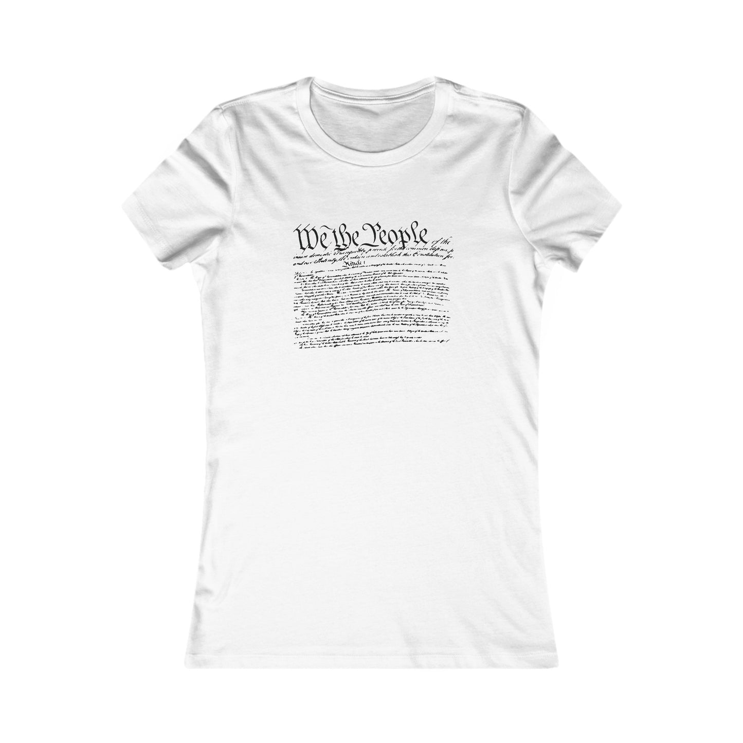 Constitution Preamble Women's Favorite Tee