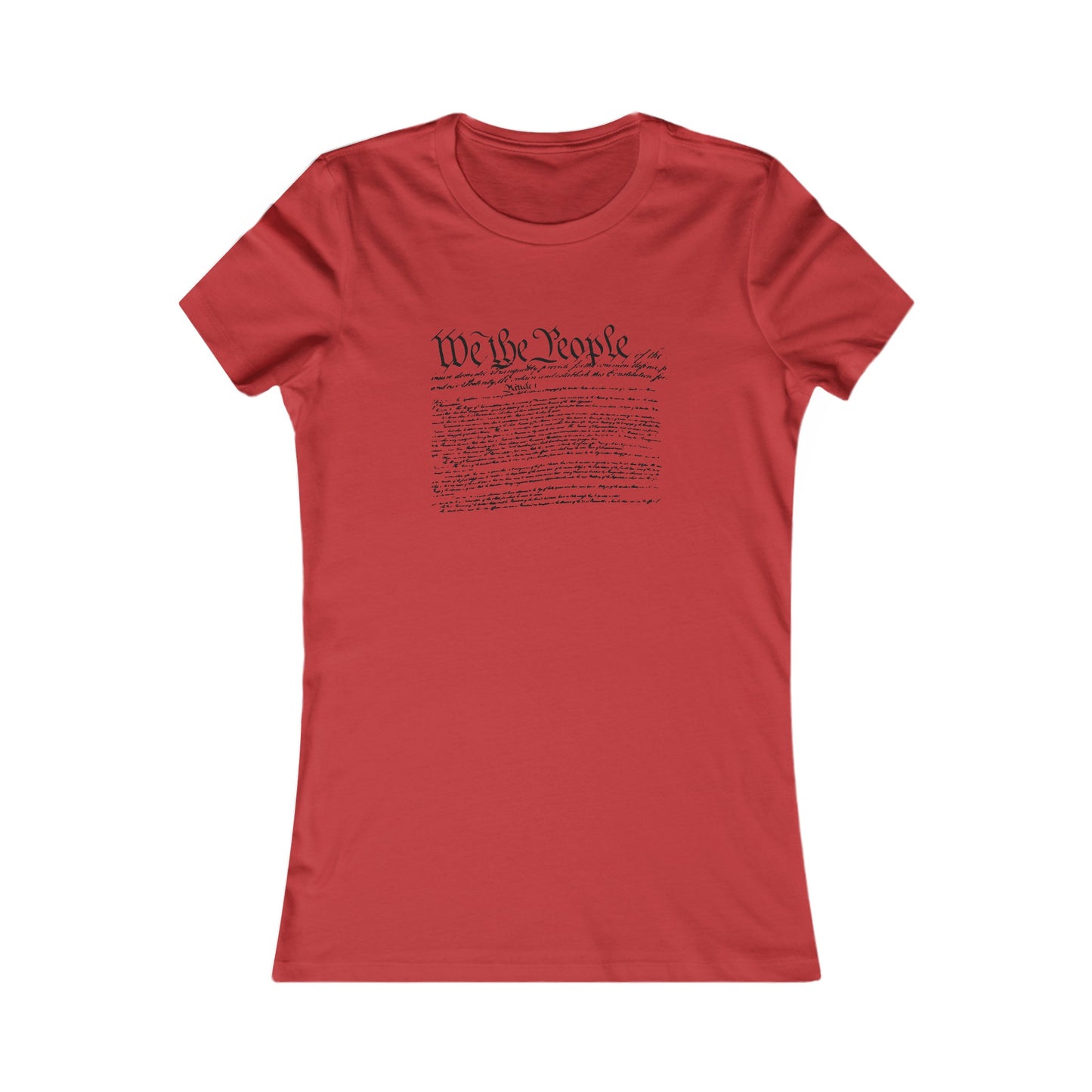 Constitution Preamble Women's Favorite Tee