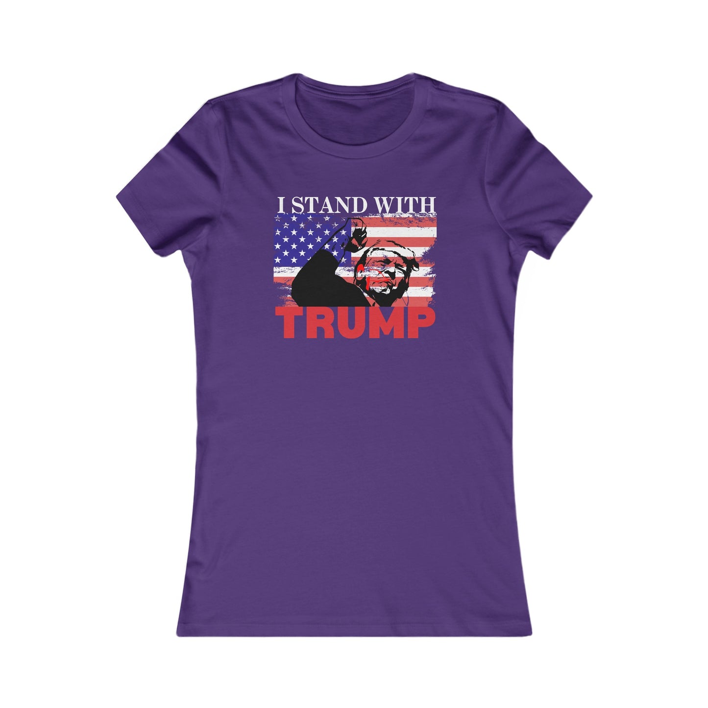 I Stand With TRUMP Women's Favorite Tee