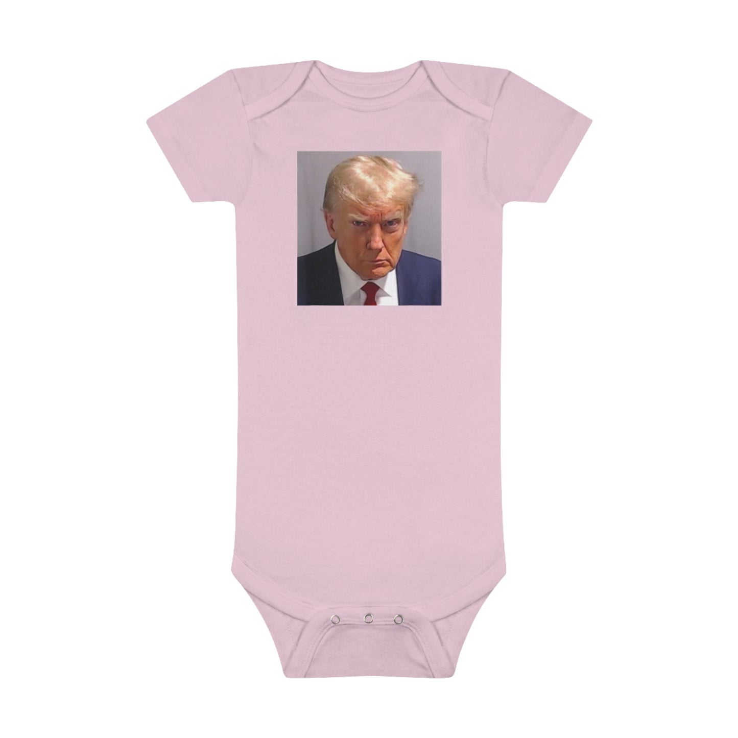 Trump Mugshot Baby Short Sleeve Onesie®