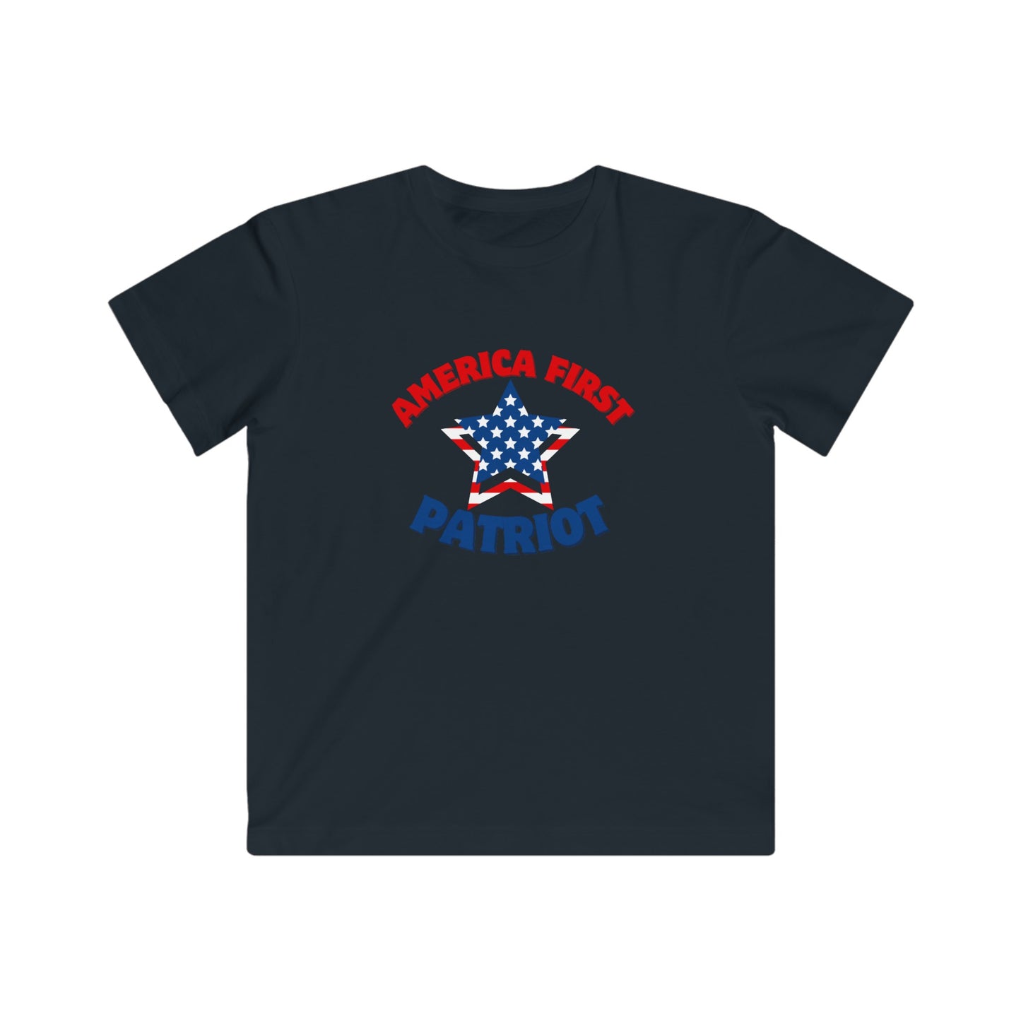 America First Patriot Kids Fine Jersey Tee