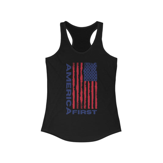 America First Women's Ideal Racerback Tank