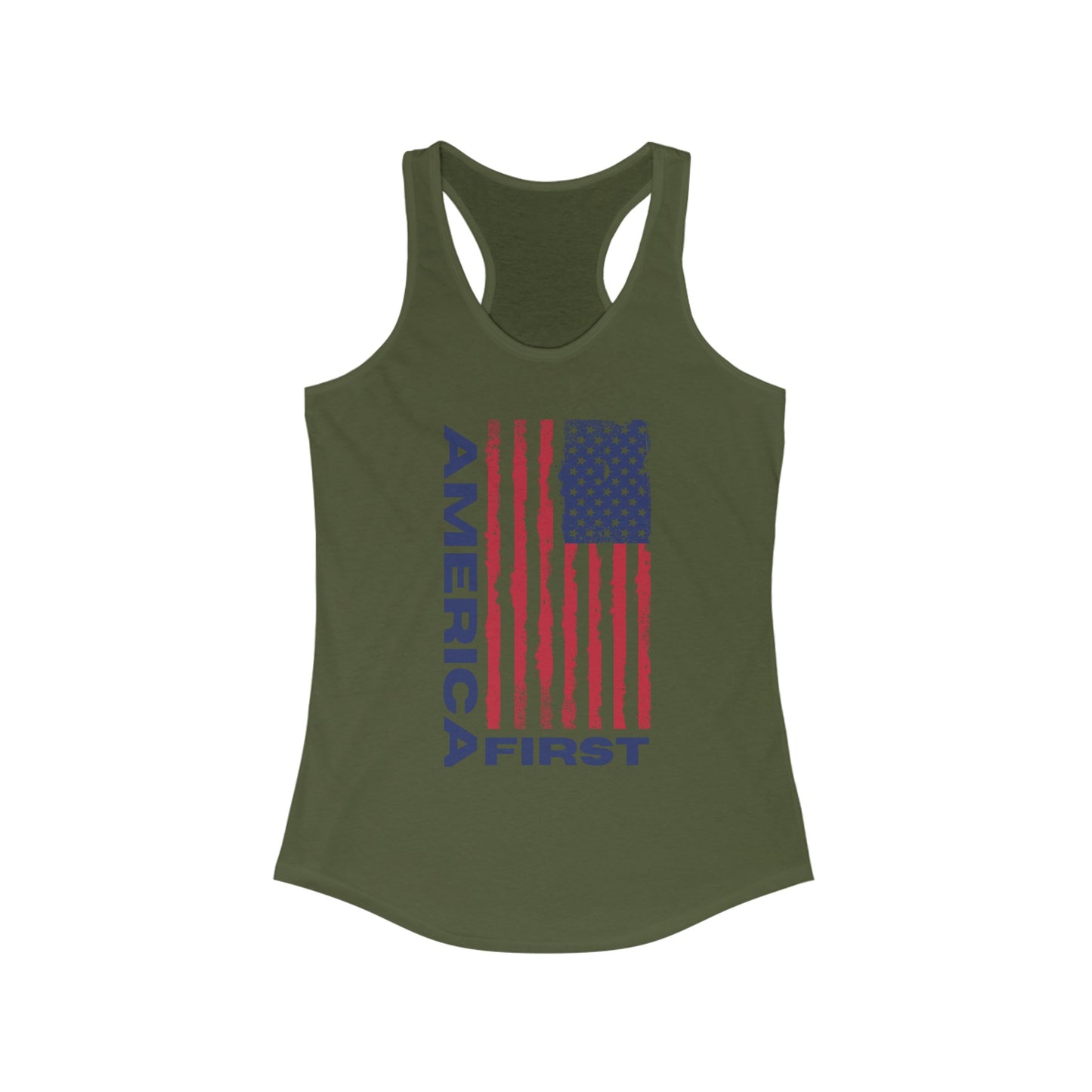 America First Women's Ideal Racerback Tank