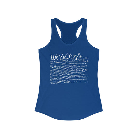 Constitution Preamble Women's Ideal Racerback Tank