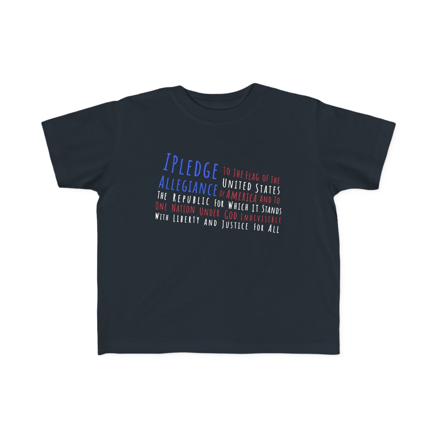 I Pledge Allegiance Toddler's Fine Jersey Tee