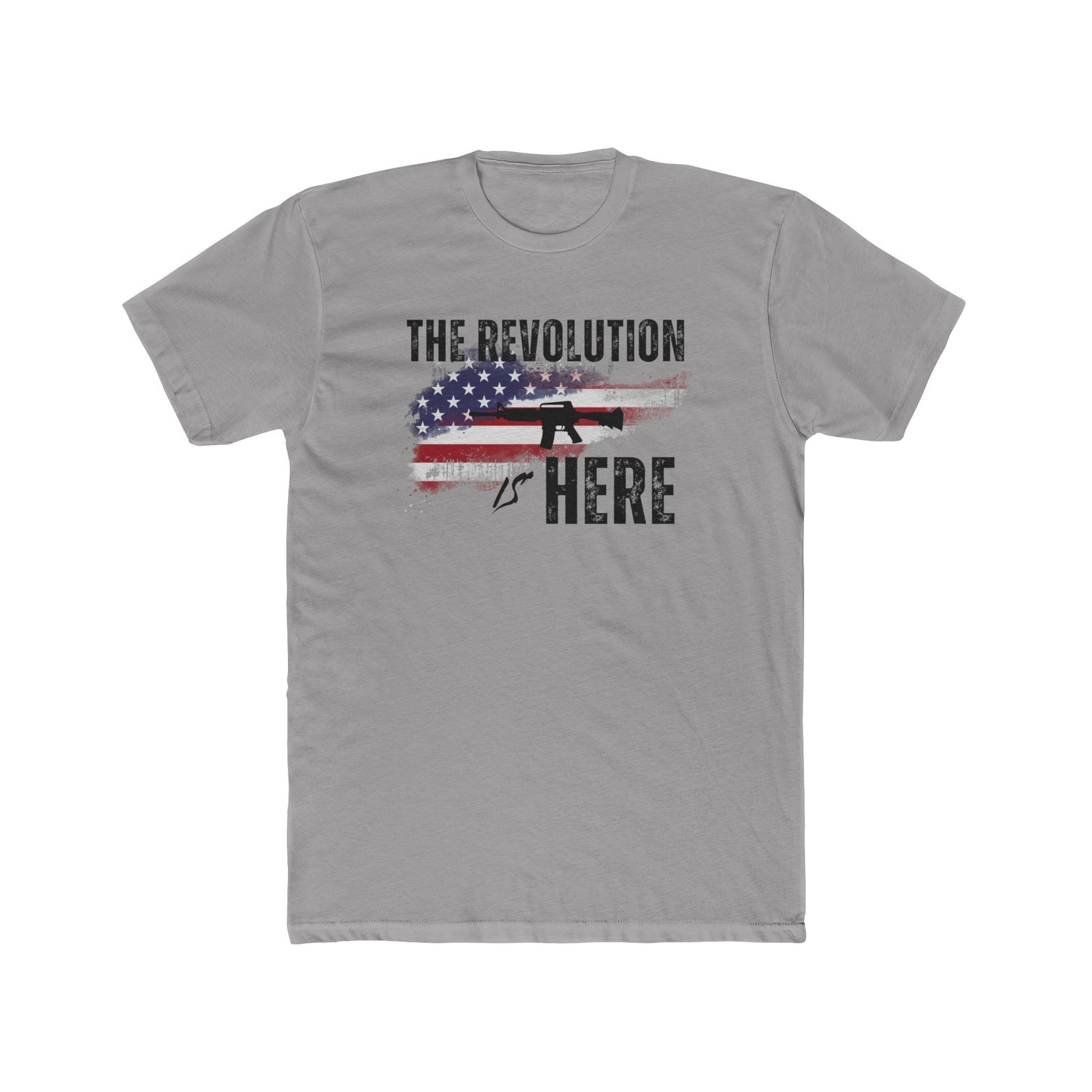 The Revolution is Here Cotton Crew Tee