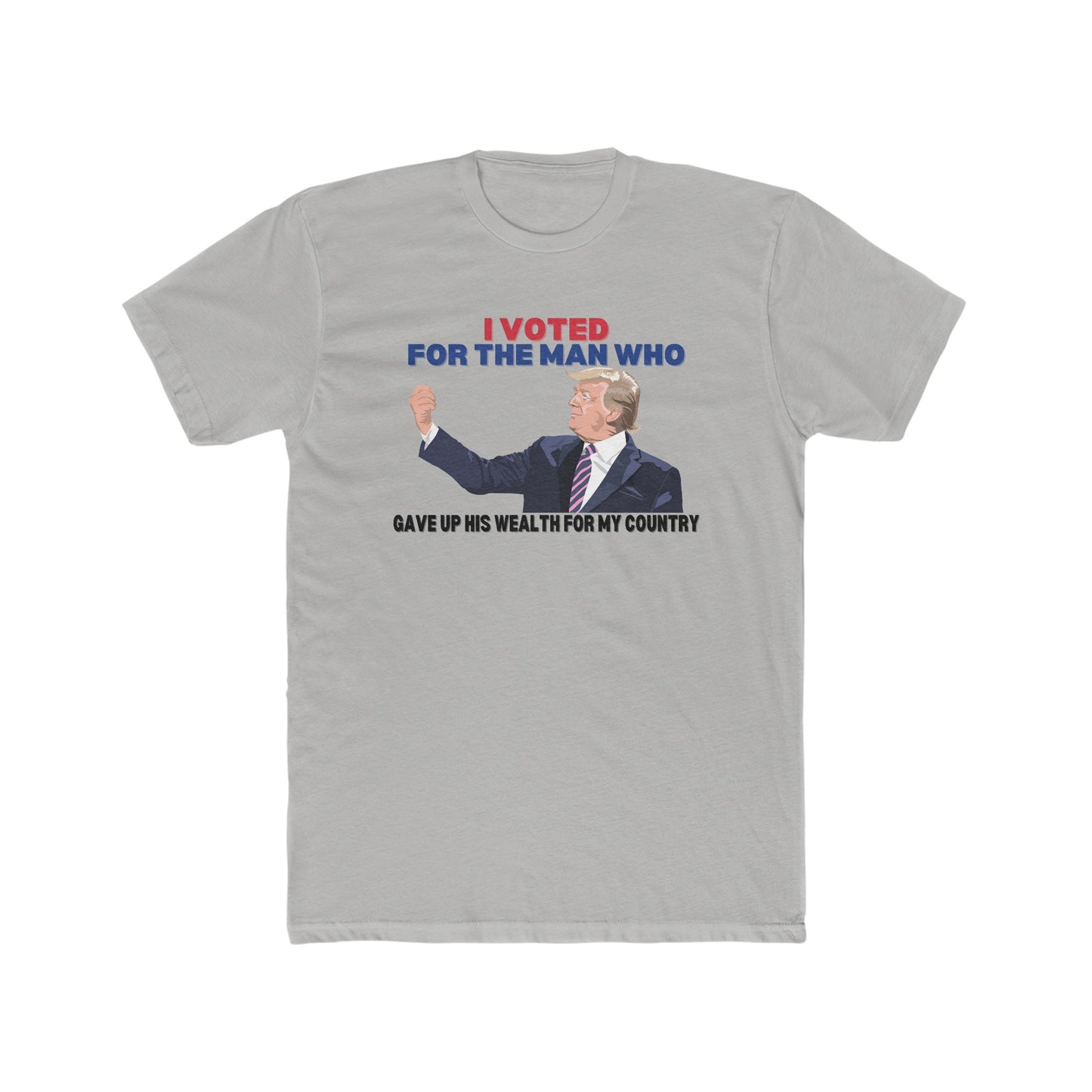 Trump vs Biden Cotton Crew Tee