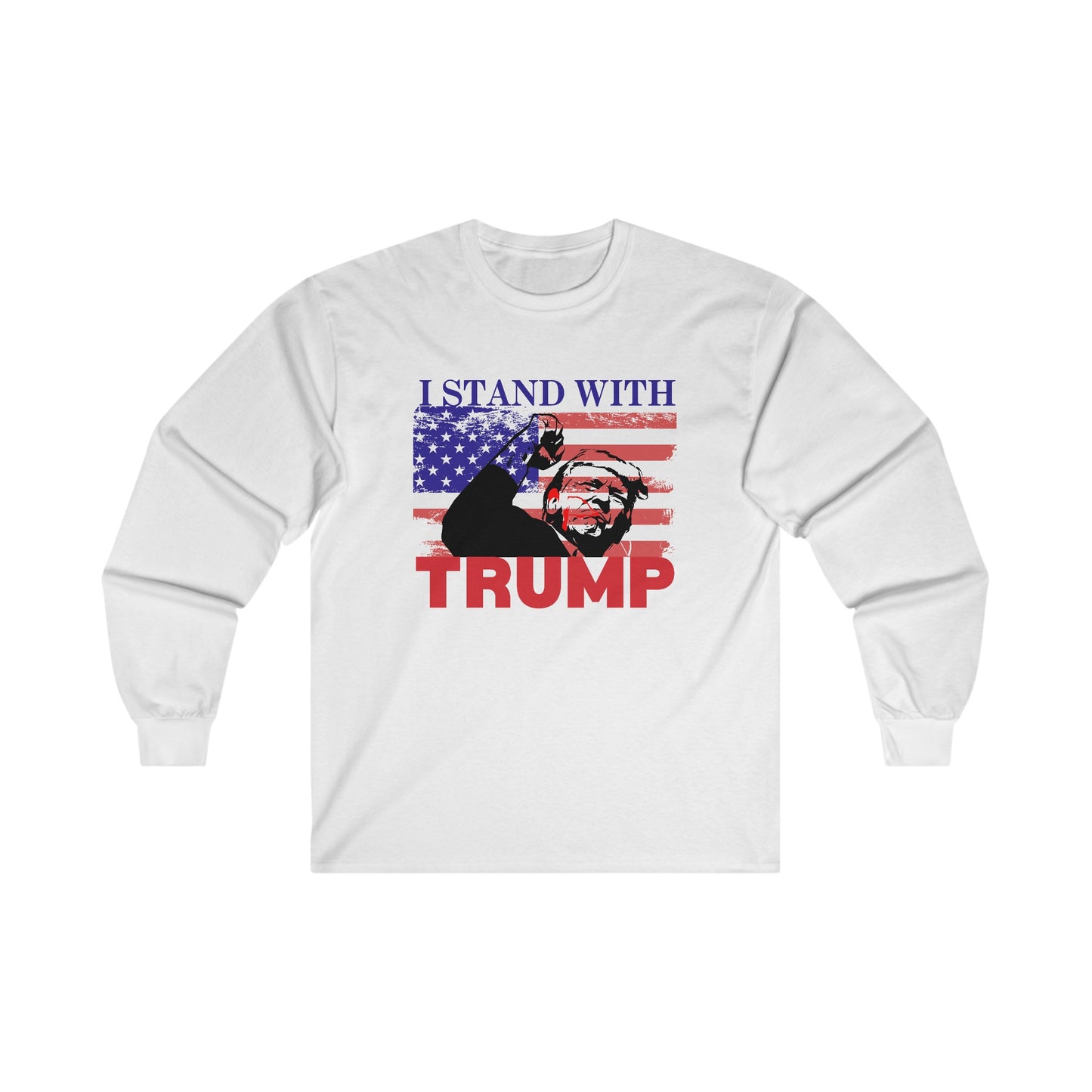 I Stand With Trump Unisex Ultra Cotton Long Sleeve Tee