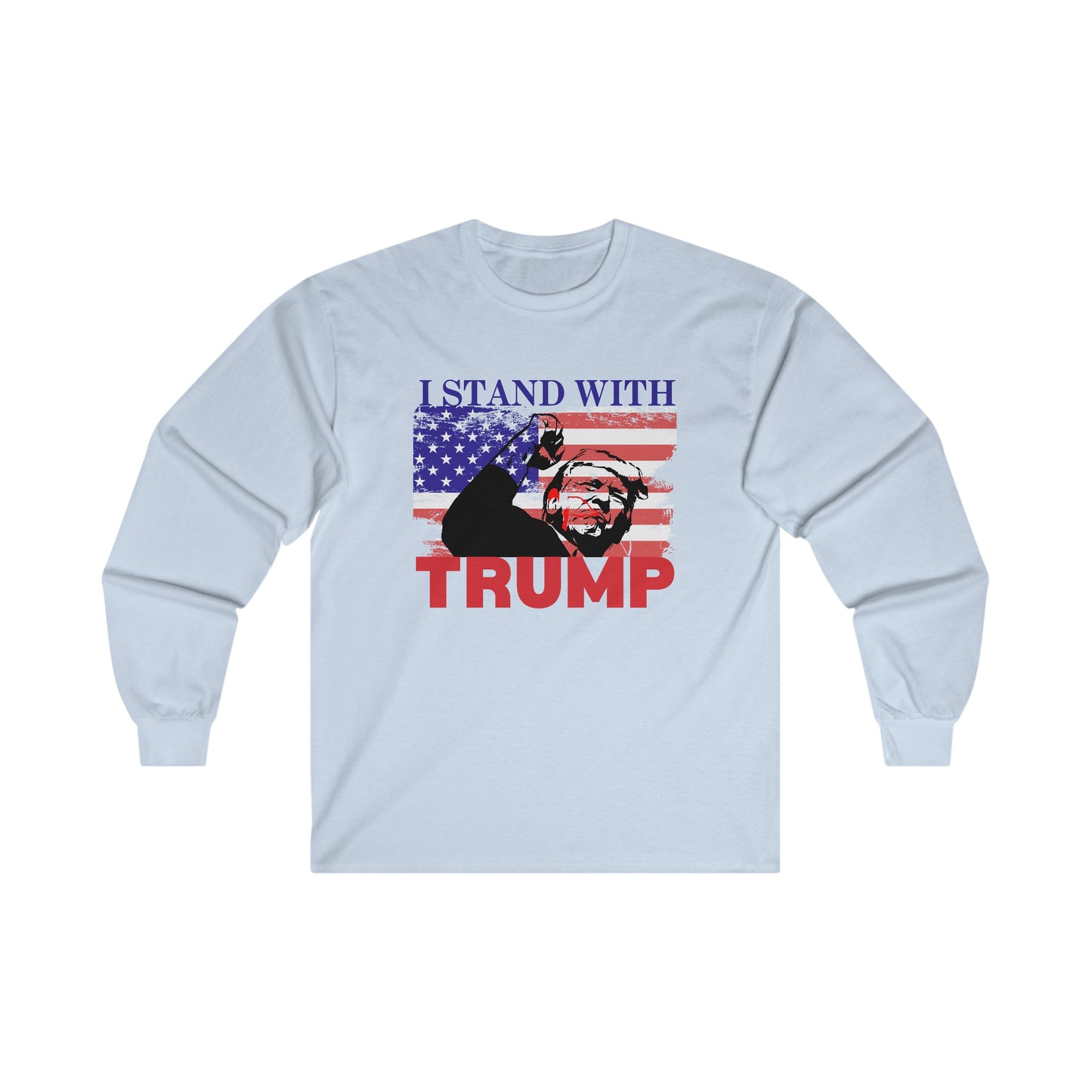 I Stand With Trump Unisex Ultra Cotton Long Sleeve Tee