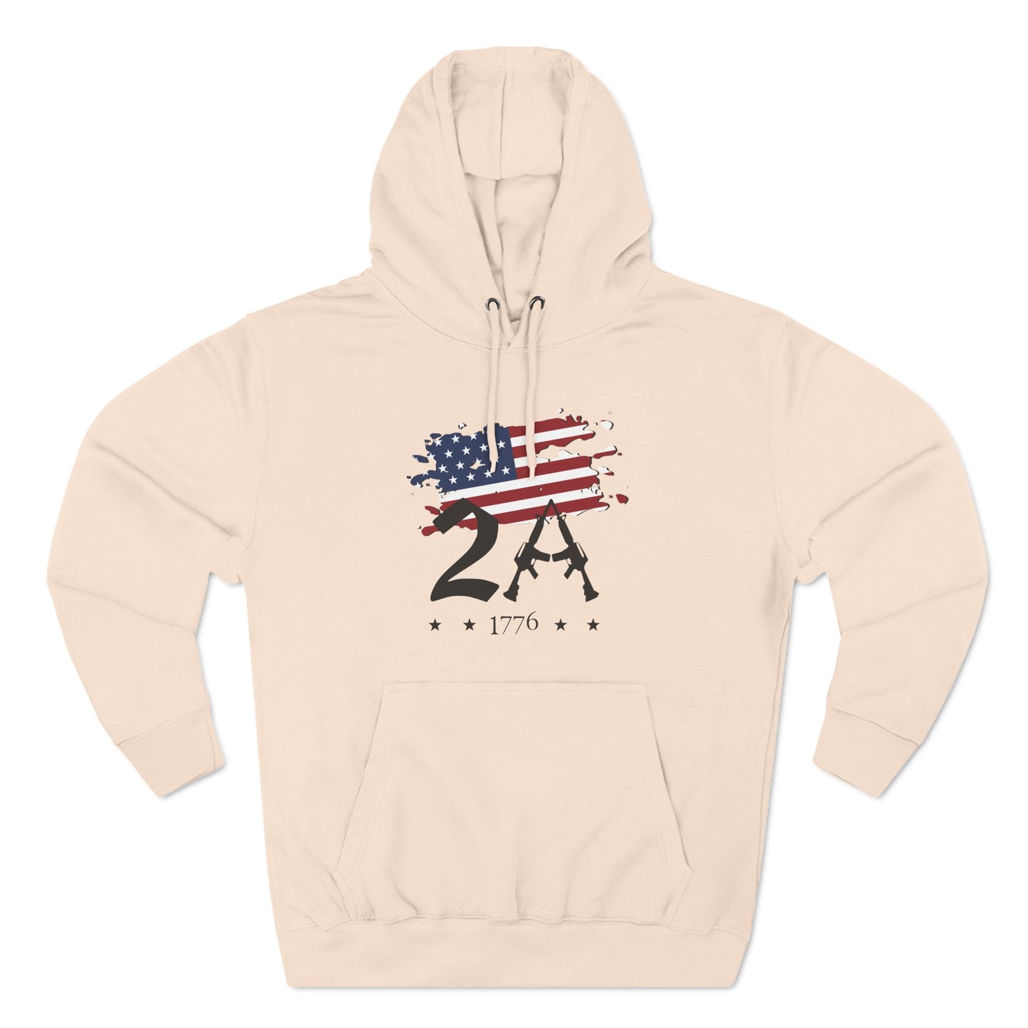 2A 2nd Amendment 1776 Fleece Hoodie Sweatshirt