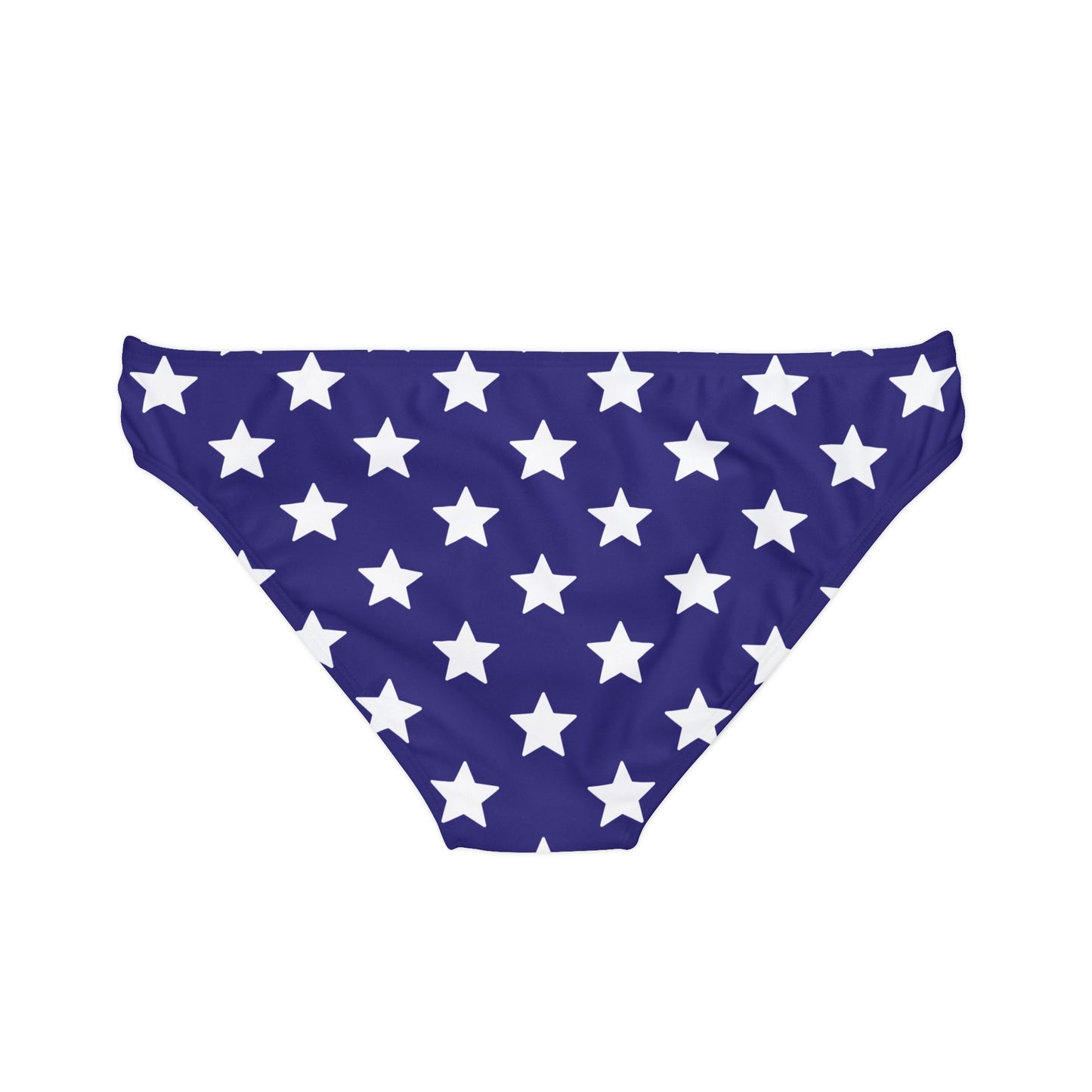 Blue Stars Loop Tie Side Bikini Bottom