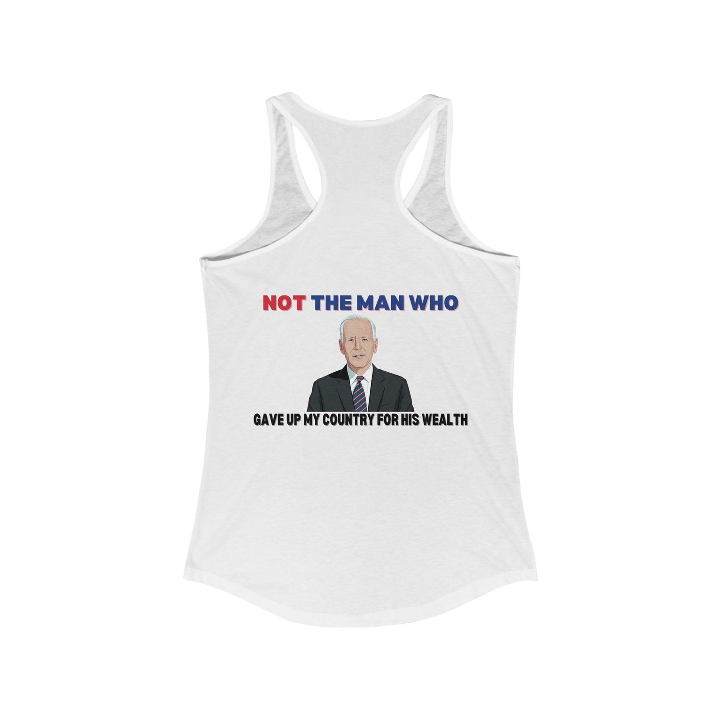 Trump vs Biden Women's Ideal Racerback Tank