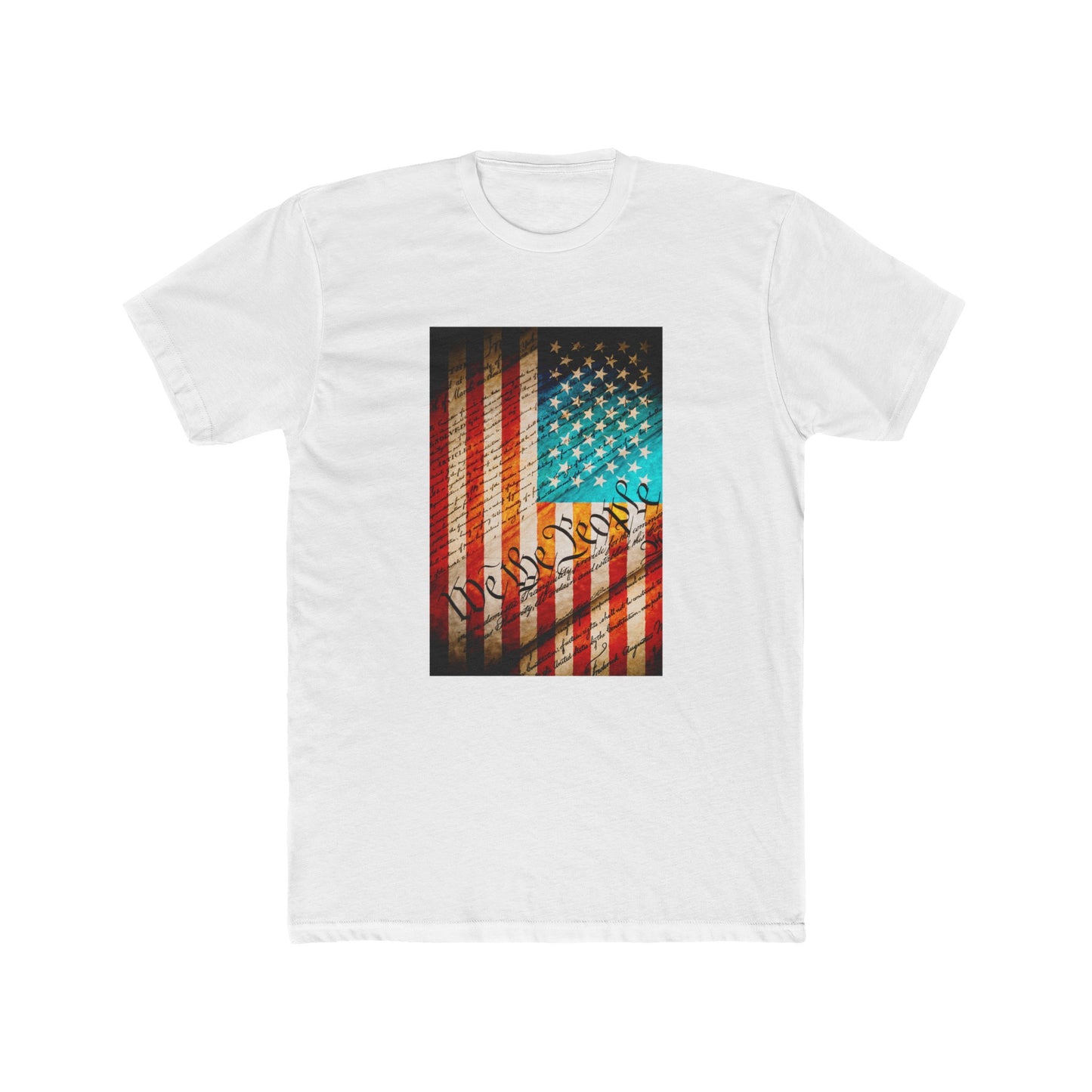 We The People, USA Flag Cotton Crew Tee