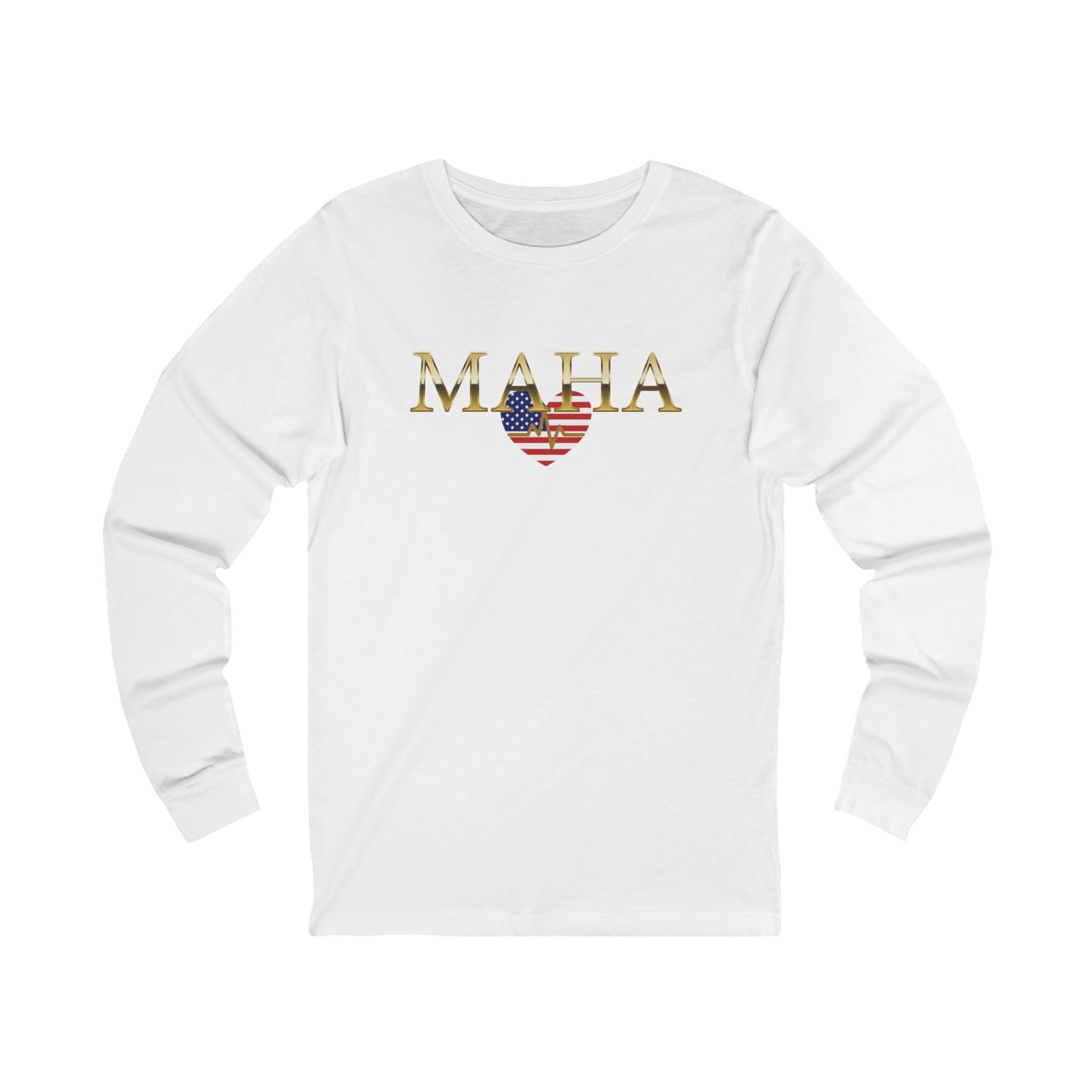 MAHA USA Heartbeat Unisex Jersey Long Sleeve Tee