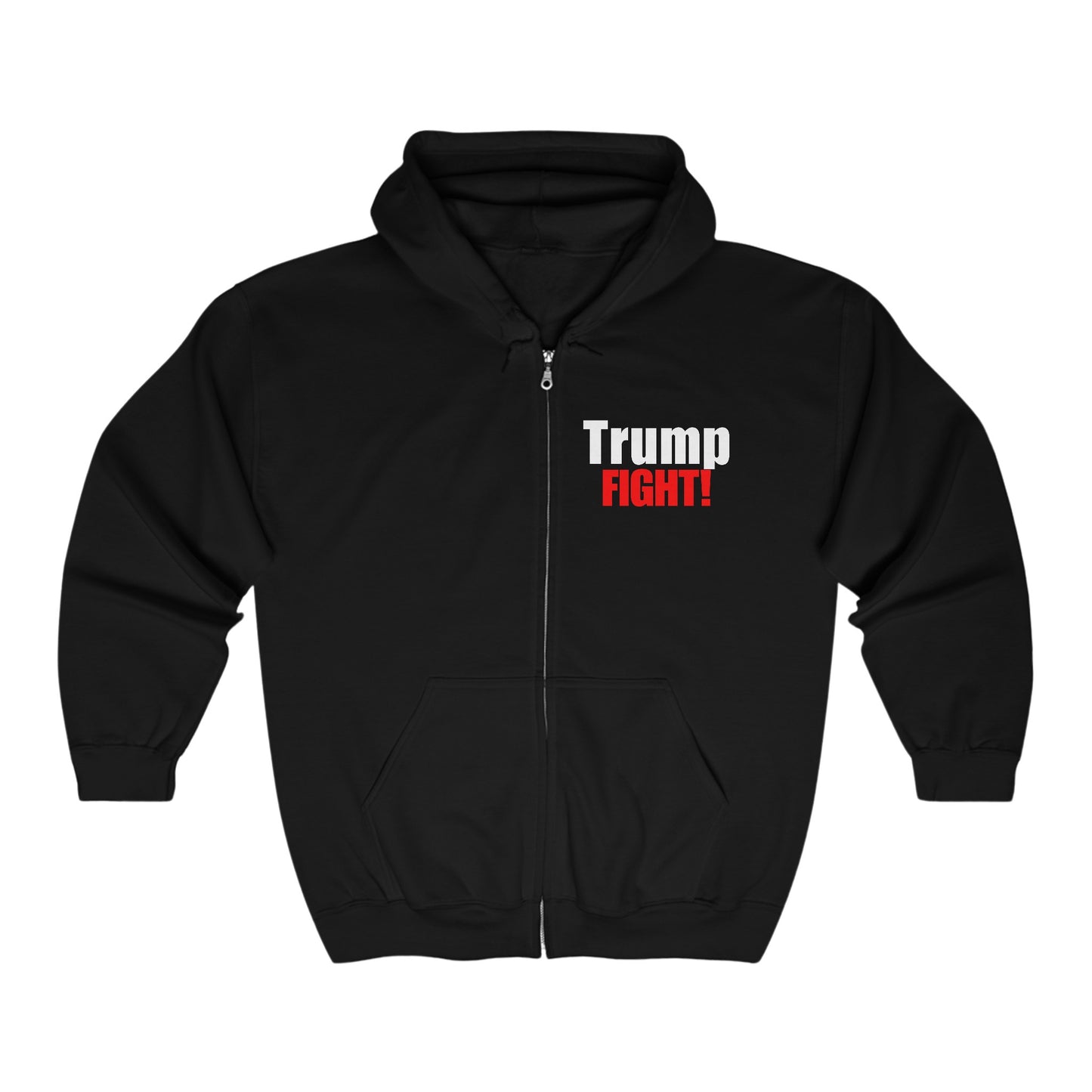 Trump Fight Unisex Heavy Blend™ Full Zip Hoodie