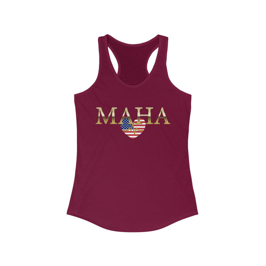 MAHA USA Heartbeat Women's Ideal Racerback Tank