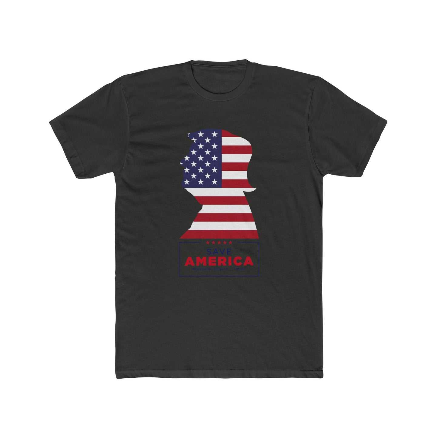 Trump Save America Cotton Crew Tee