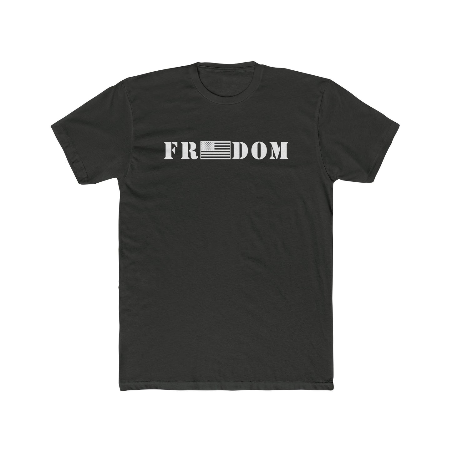 Freedom- Flag Cotton Crew Tee