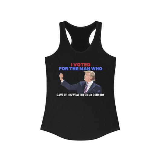 Trump vs Biden Women's Ideal Racerback Tank