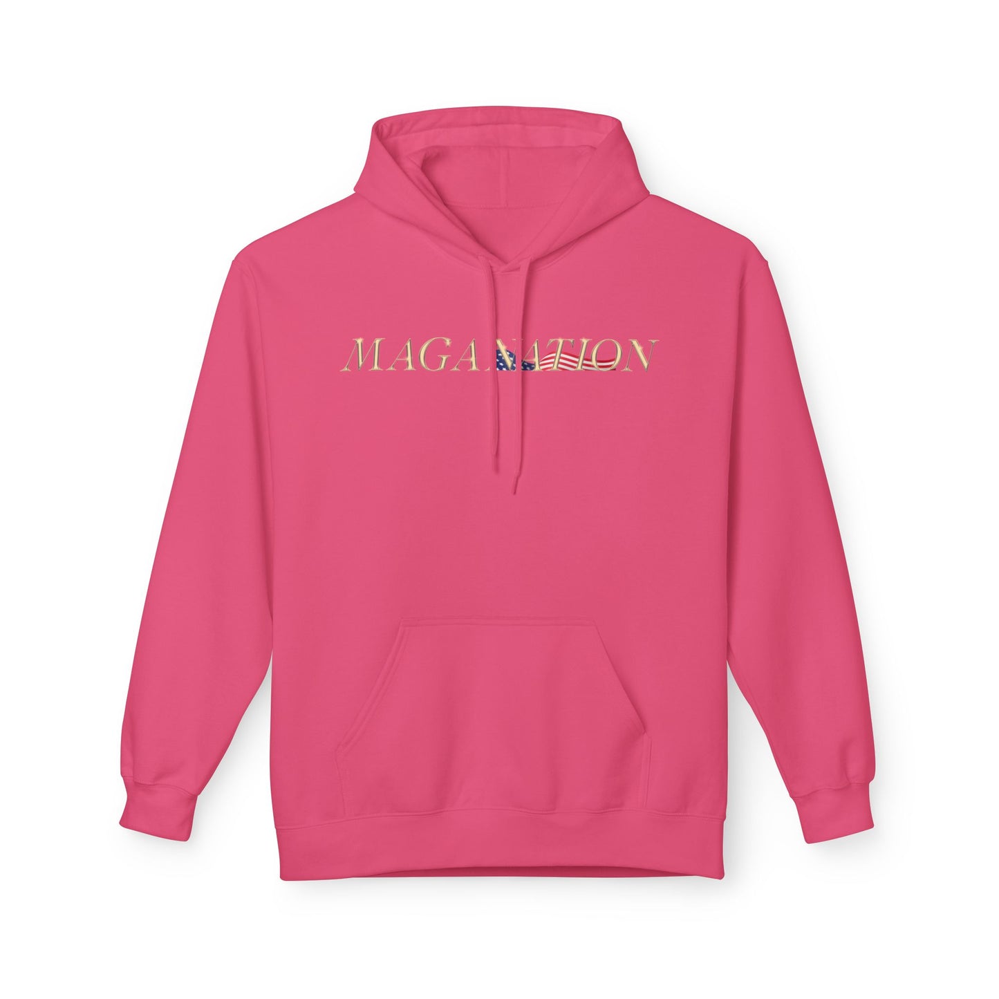 MAGA NATION Softstyle Fleece Hoodie