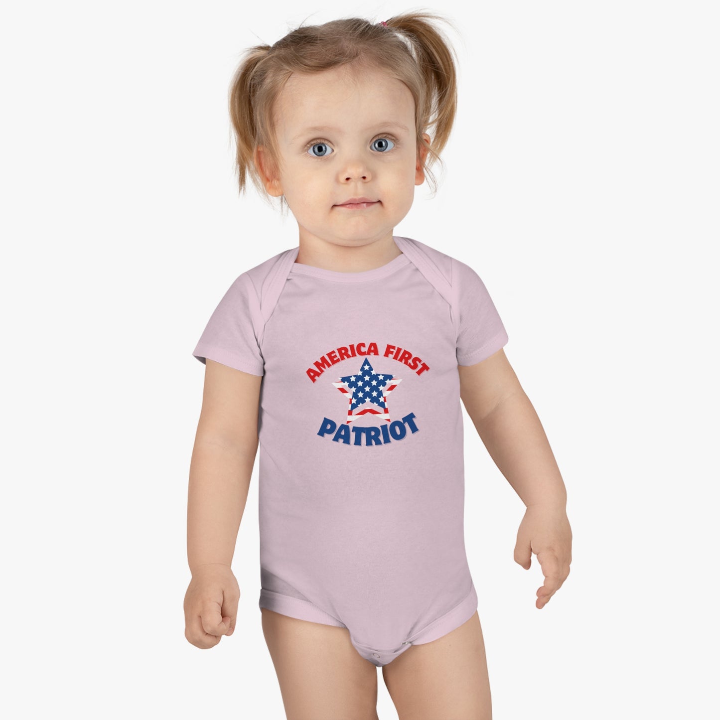 America First Patriot Baby Short Sleeve Onesie®