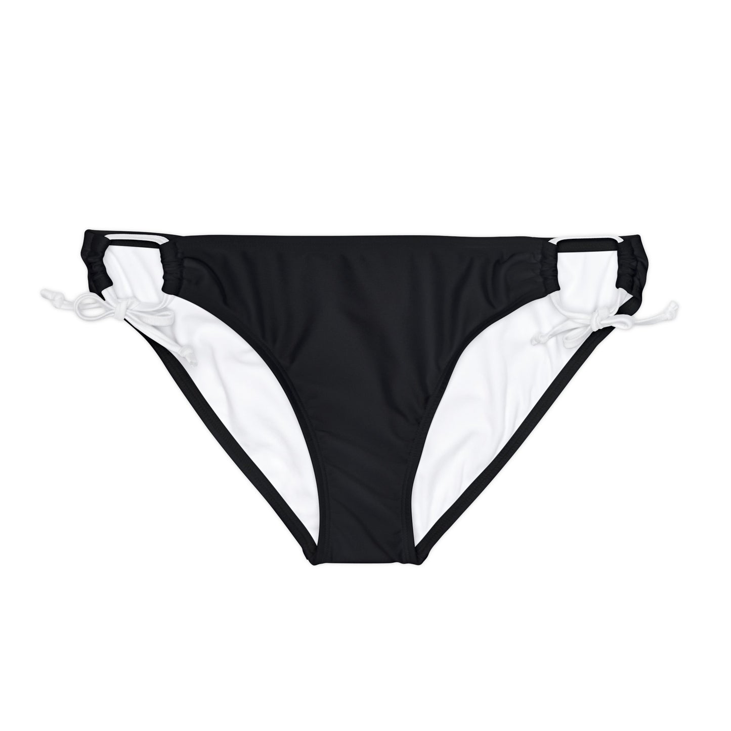 MAGA Black Loop Tie Side Bikini Bottom