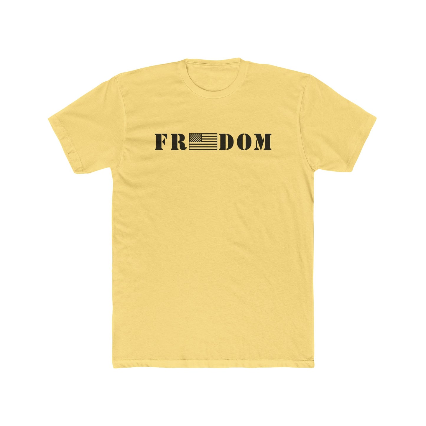 Freedom- Flag Cotton Crew Tee