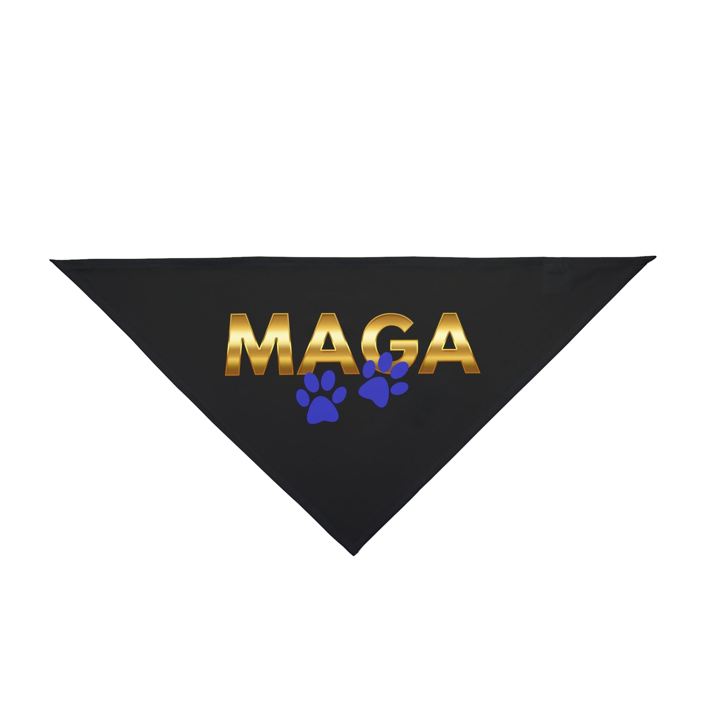 MAGA Black with Blue Pet Bandana