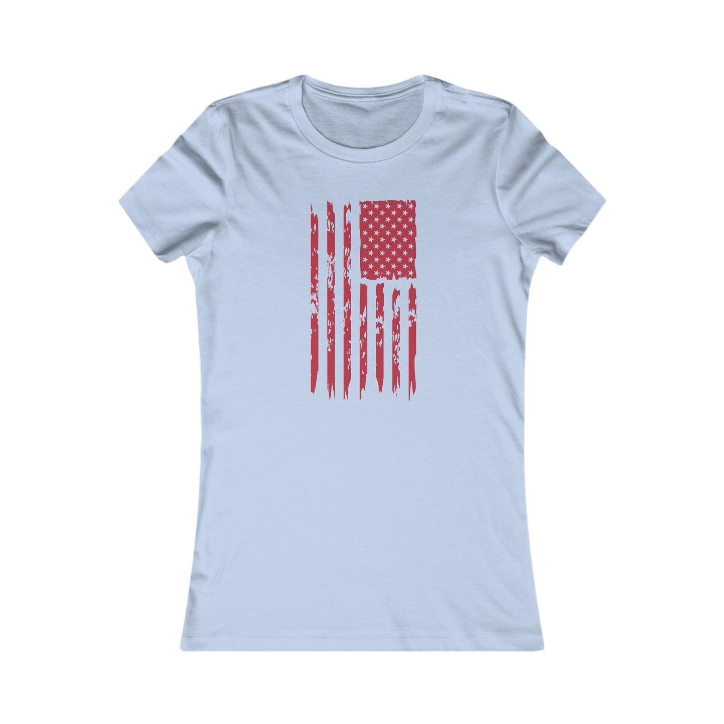 US Flag- Red Women's Favorite Tee