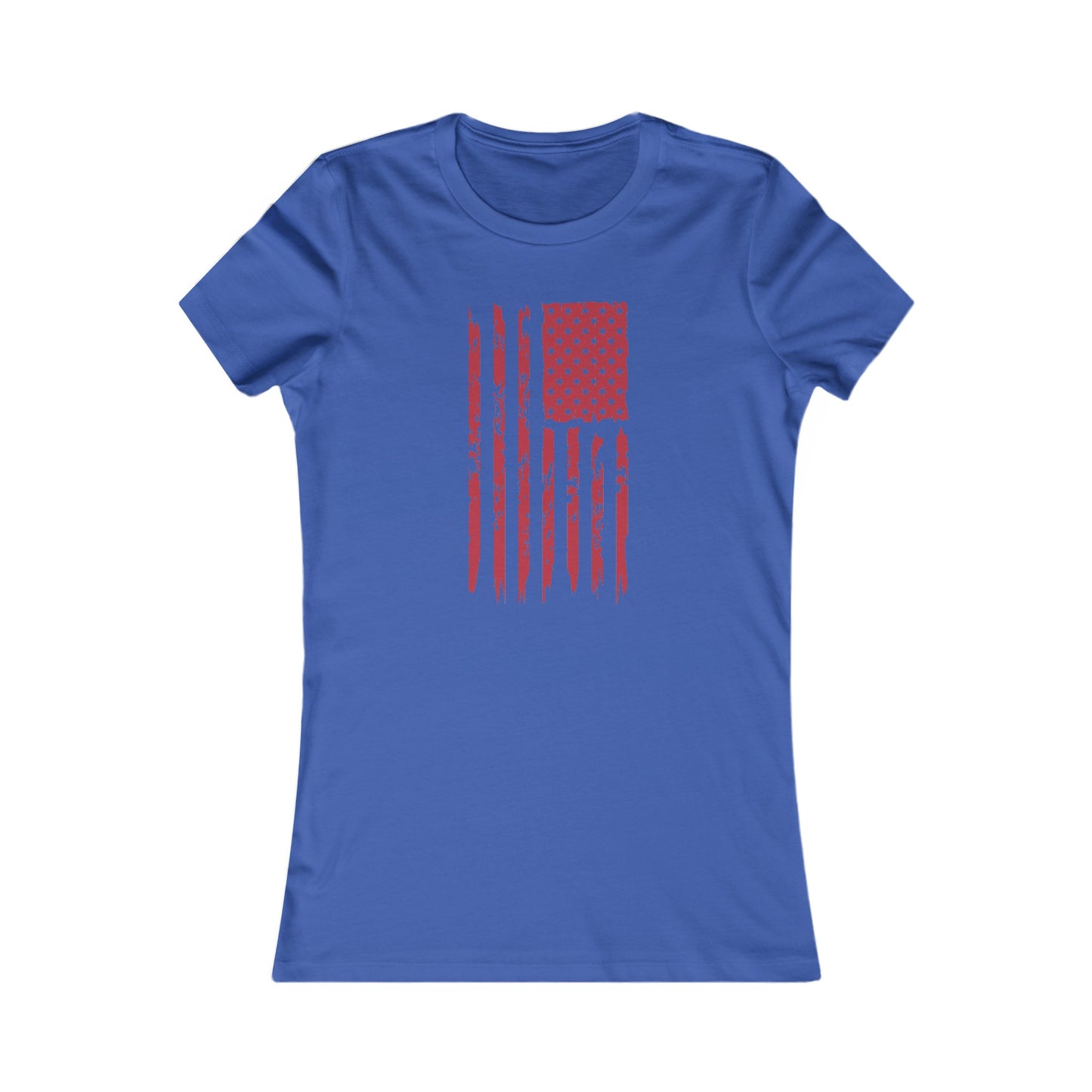 US Flag- Red Women's Favorite Tee