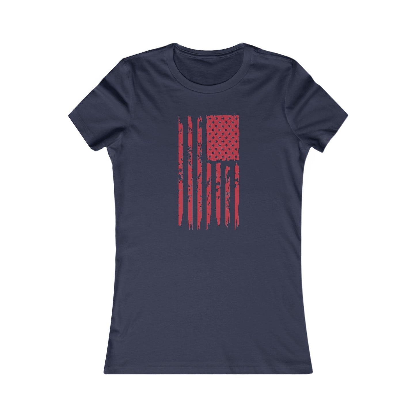 US Flag- Red Women's Favorite Tee