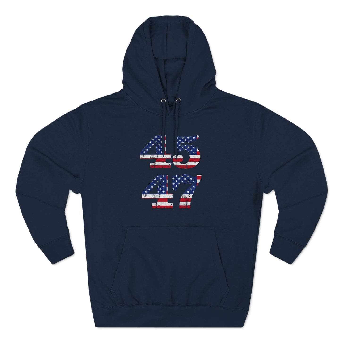 45/47 Trump Fleece Hoodie Sweatshirt