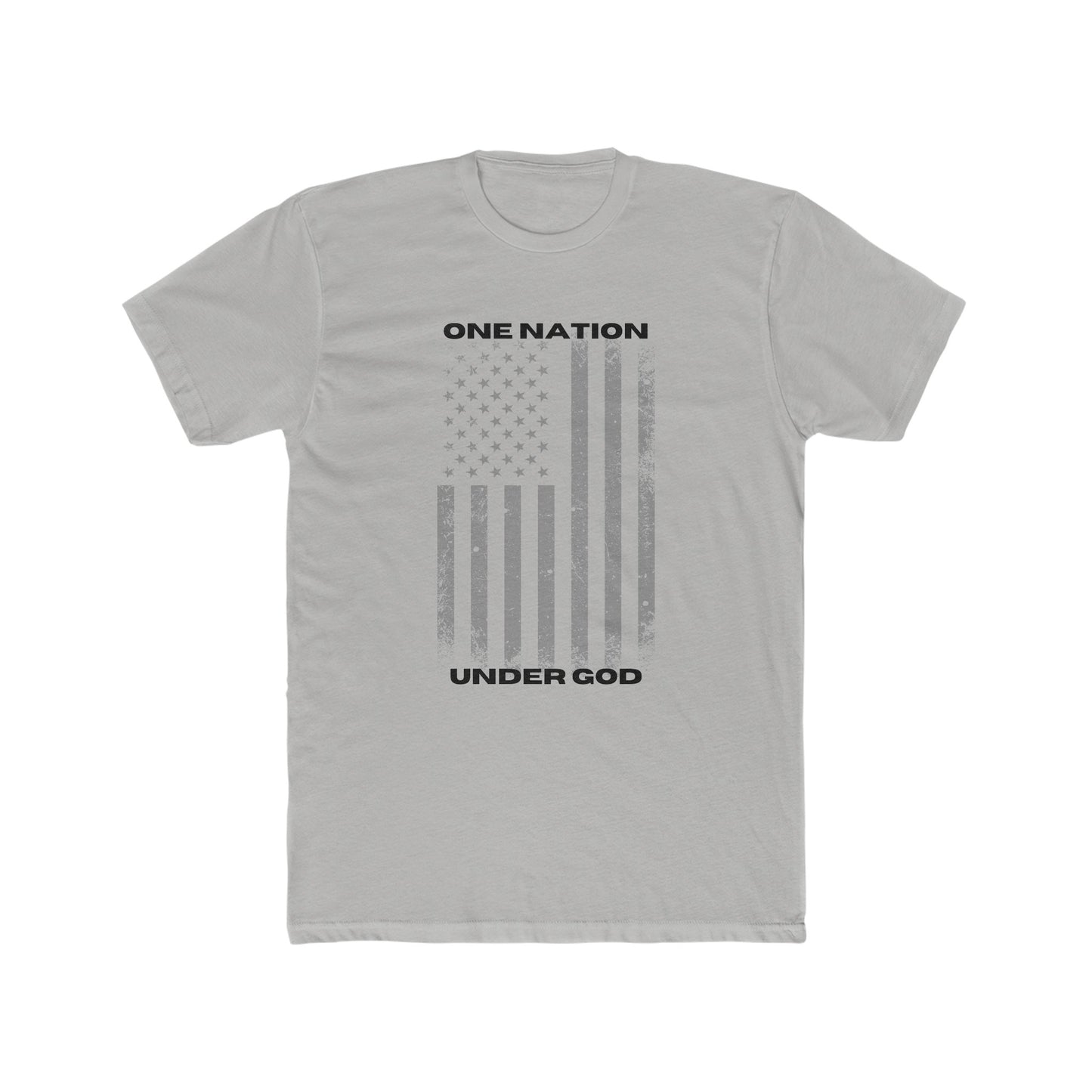 One Nation, Under God Cotton Crew Tee