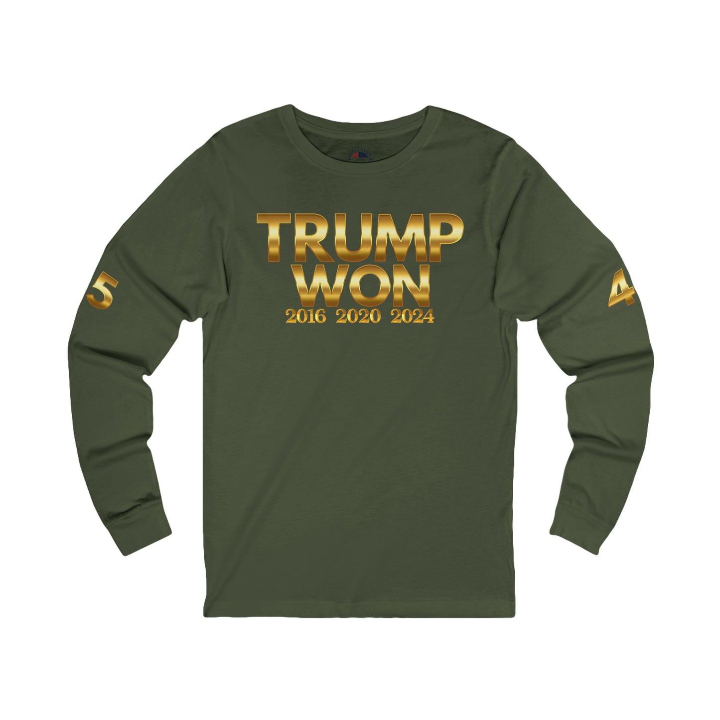 Trump Won 45-47 Unisex Long Sleeve Tee