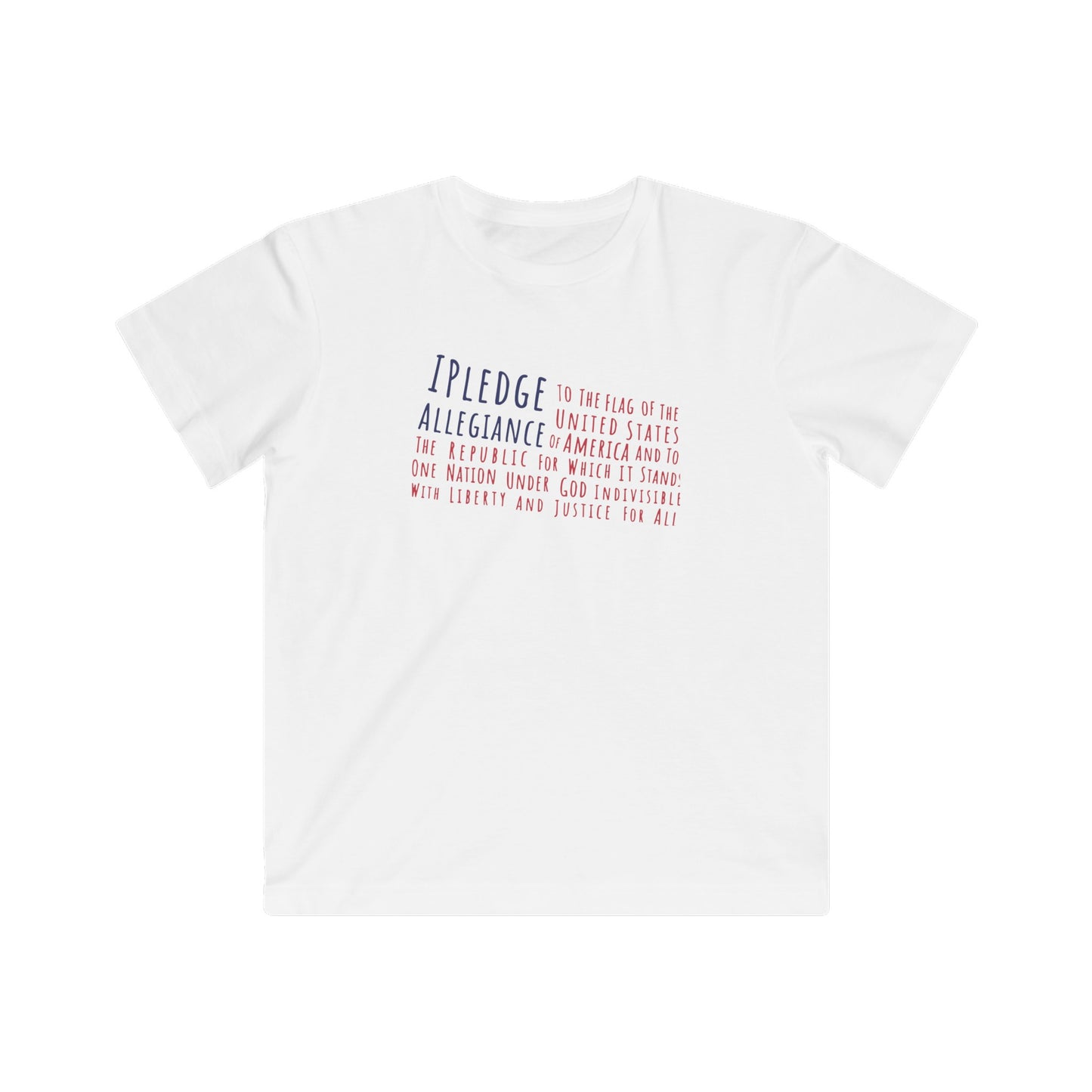 I Pledge Allegiance Kids Fine Jersey Tee