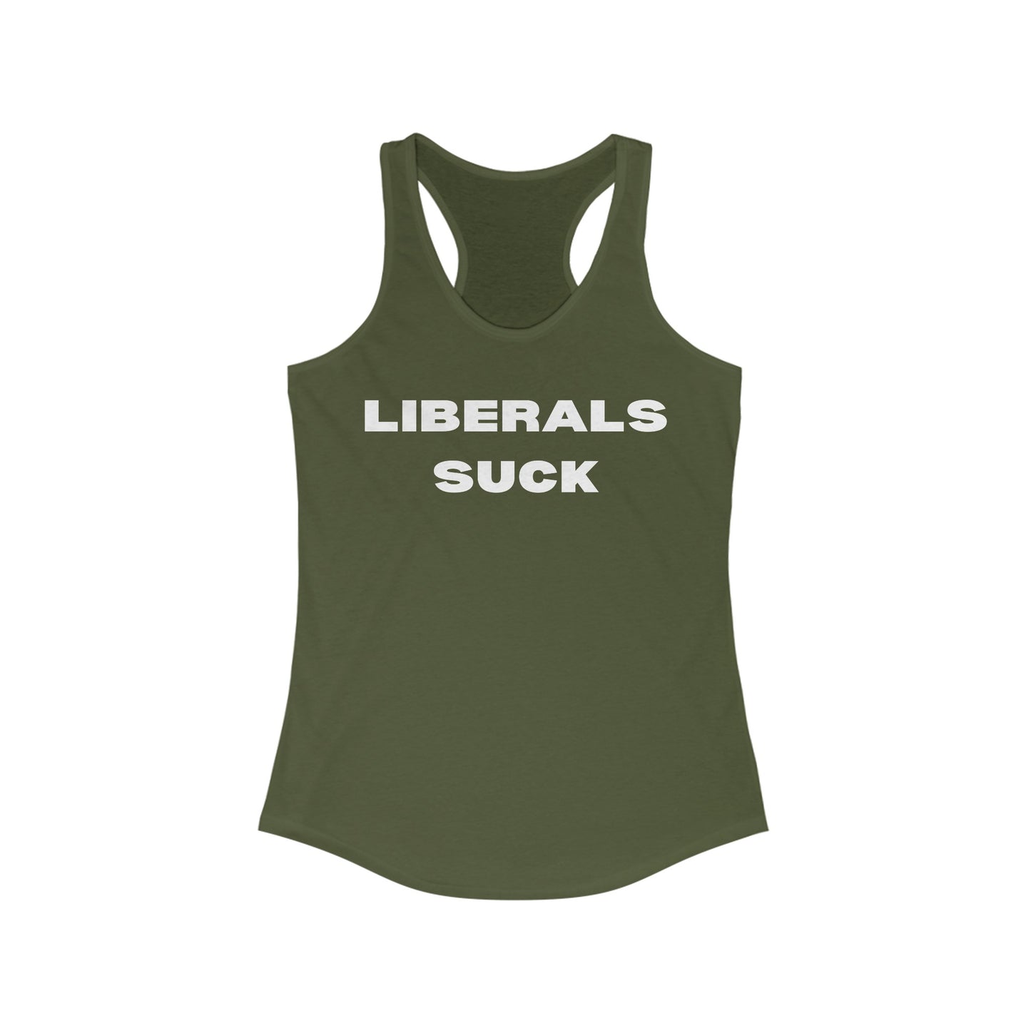 Liberals Suck Women's Ideal Racerback Tank