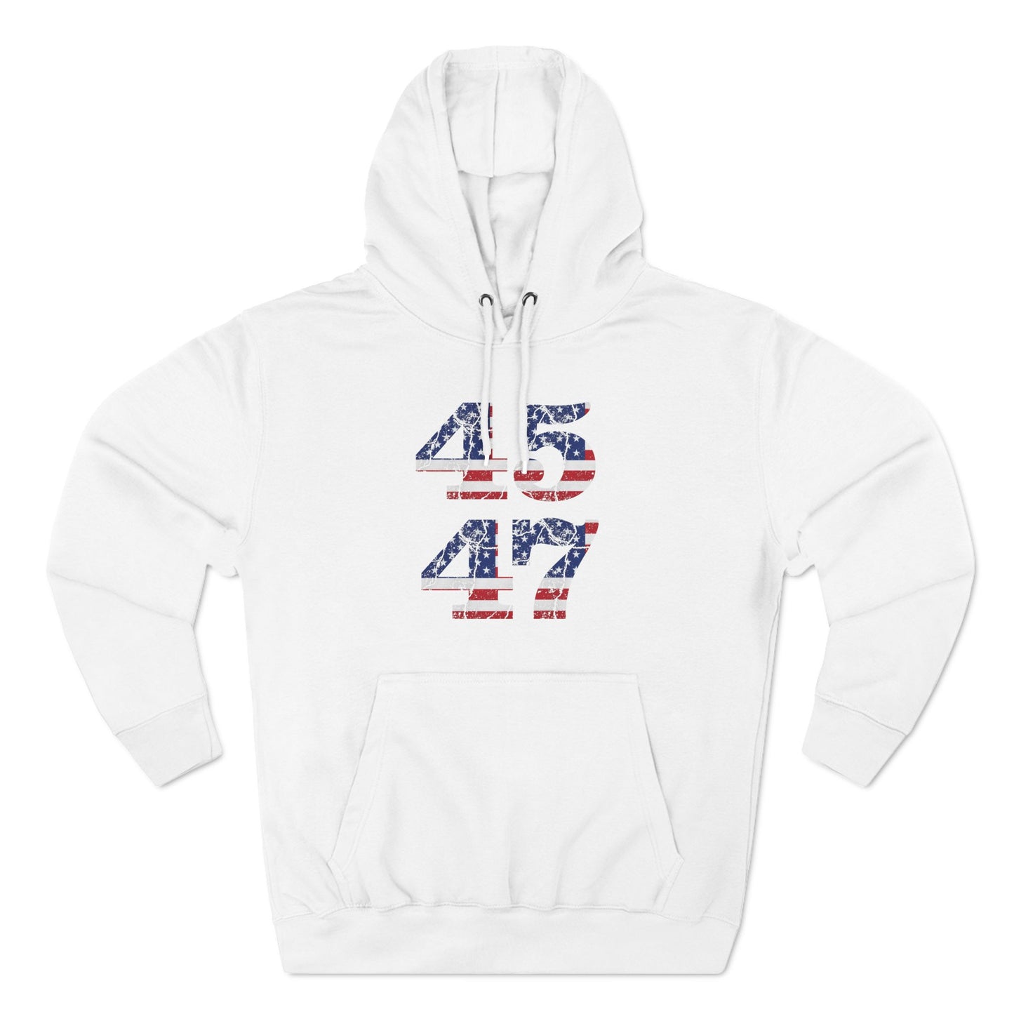 45/47 Trump Fleece Hoodie Sweatshirt