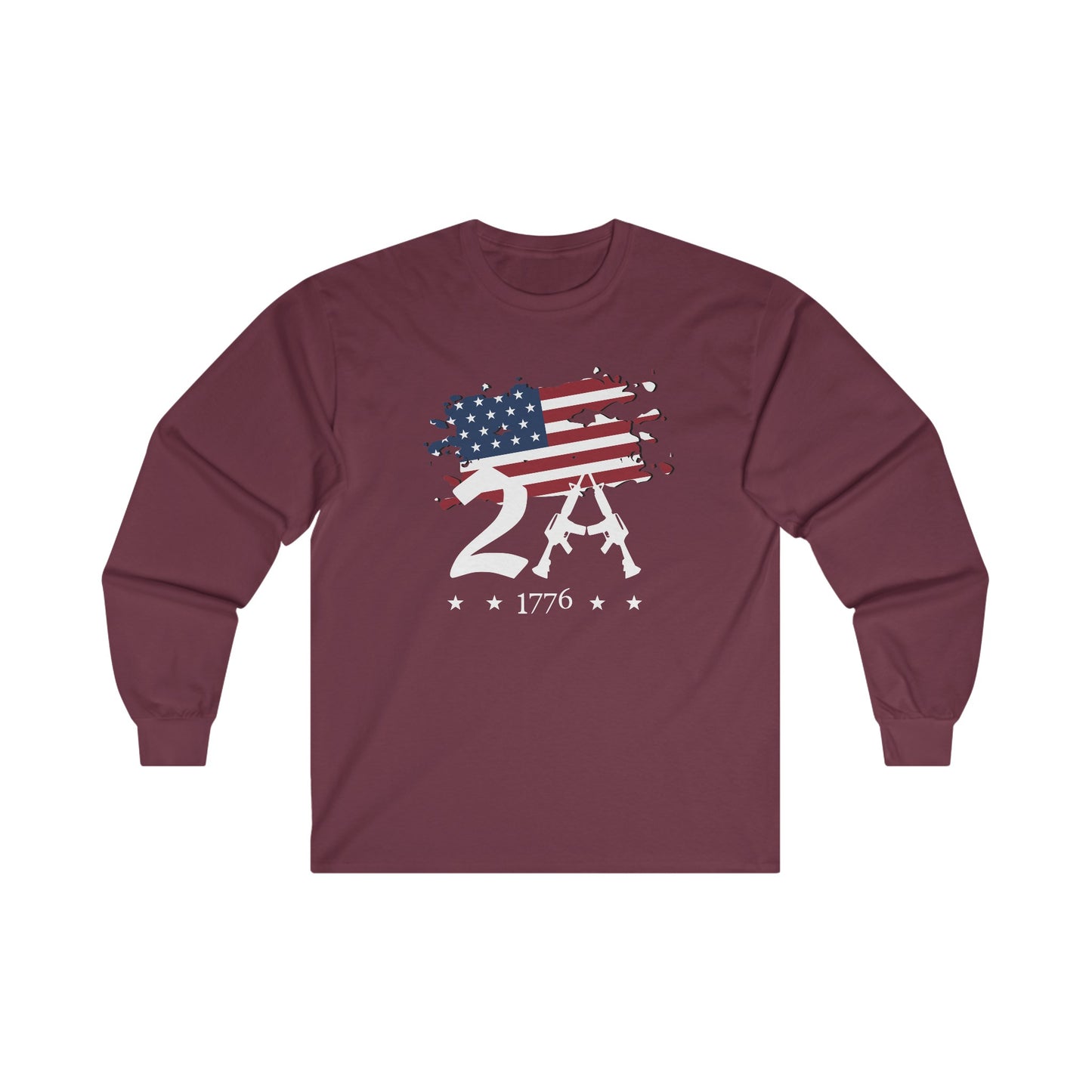 2A 2nd Amendment 1776 Unisex Ultra Cotton Long Sleeve Tee