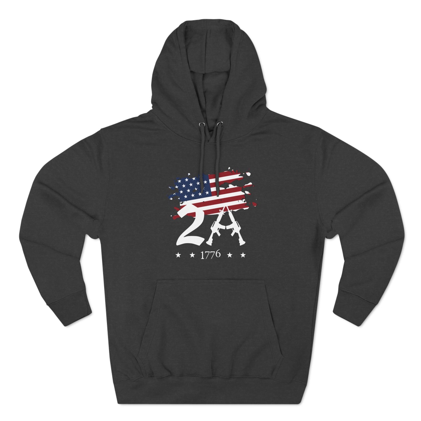 2A 2nd Amendment 1776 Fleece Hoodie Sweatshirt