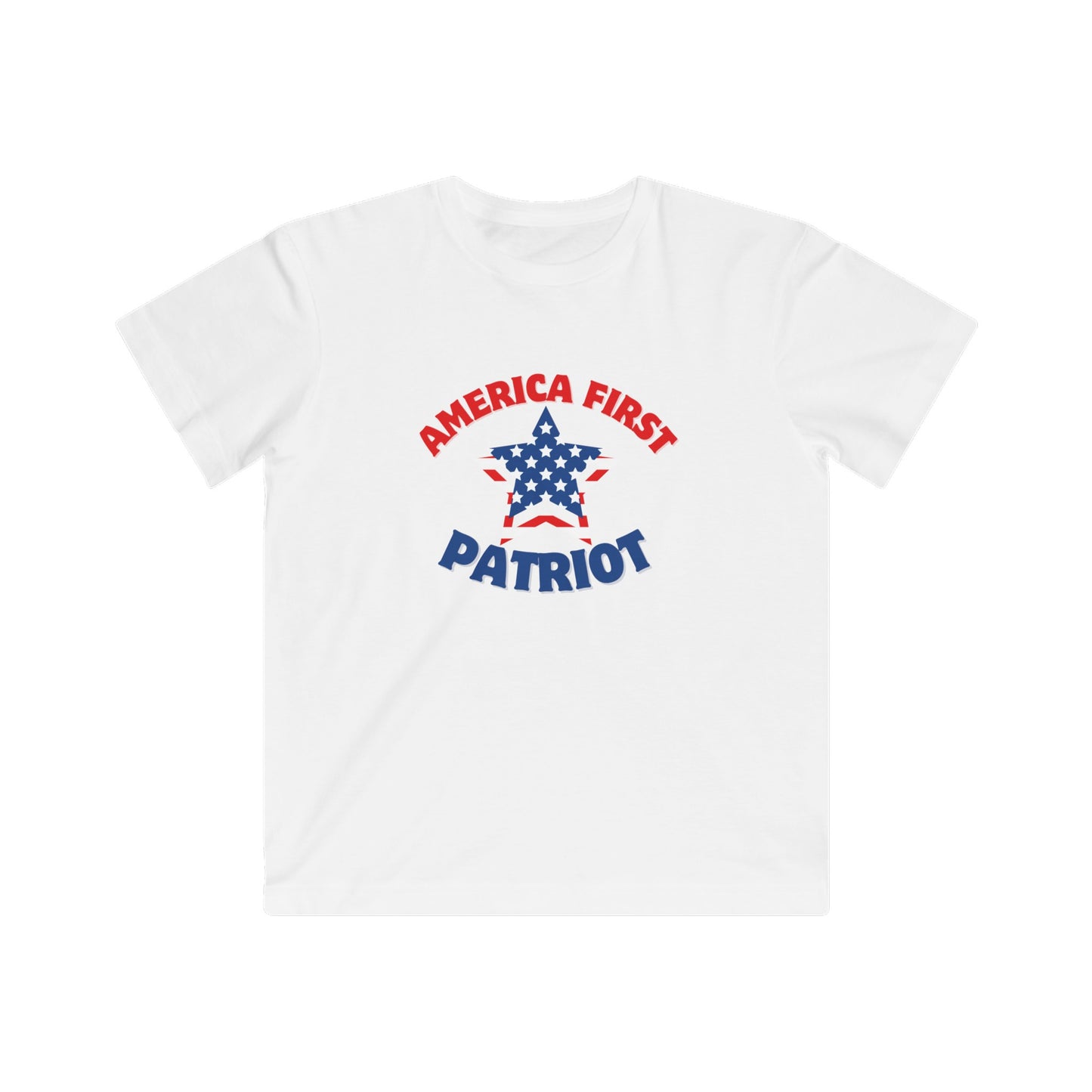 America First Patriot Kids Fine Jersey Tee