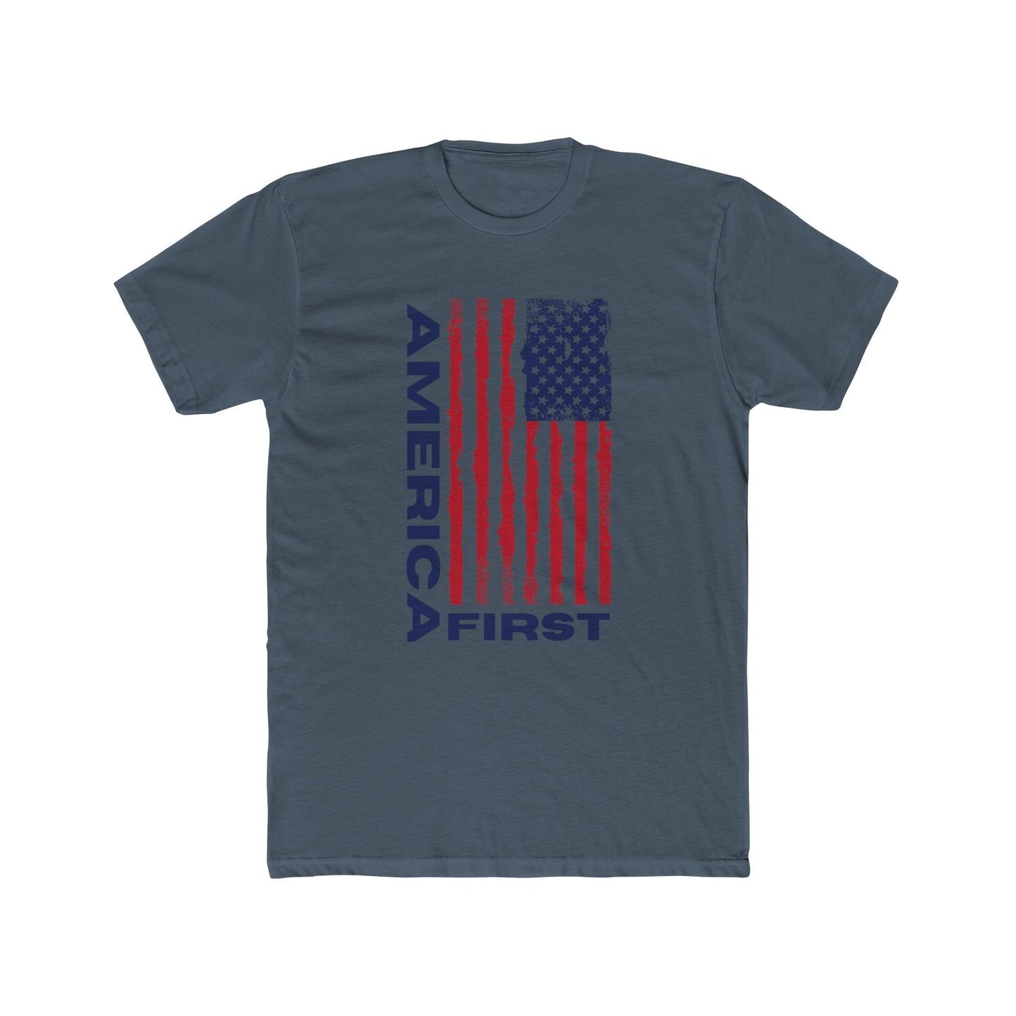 America First Cotton Crew Tee