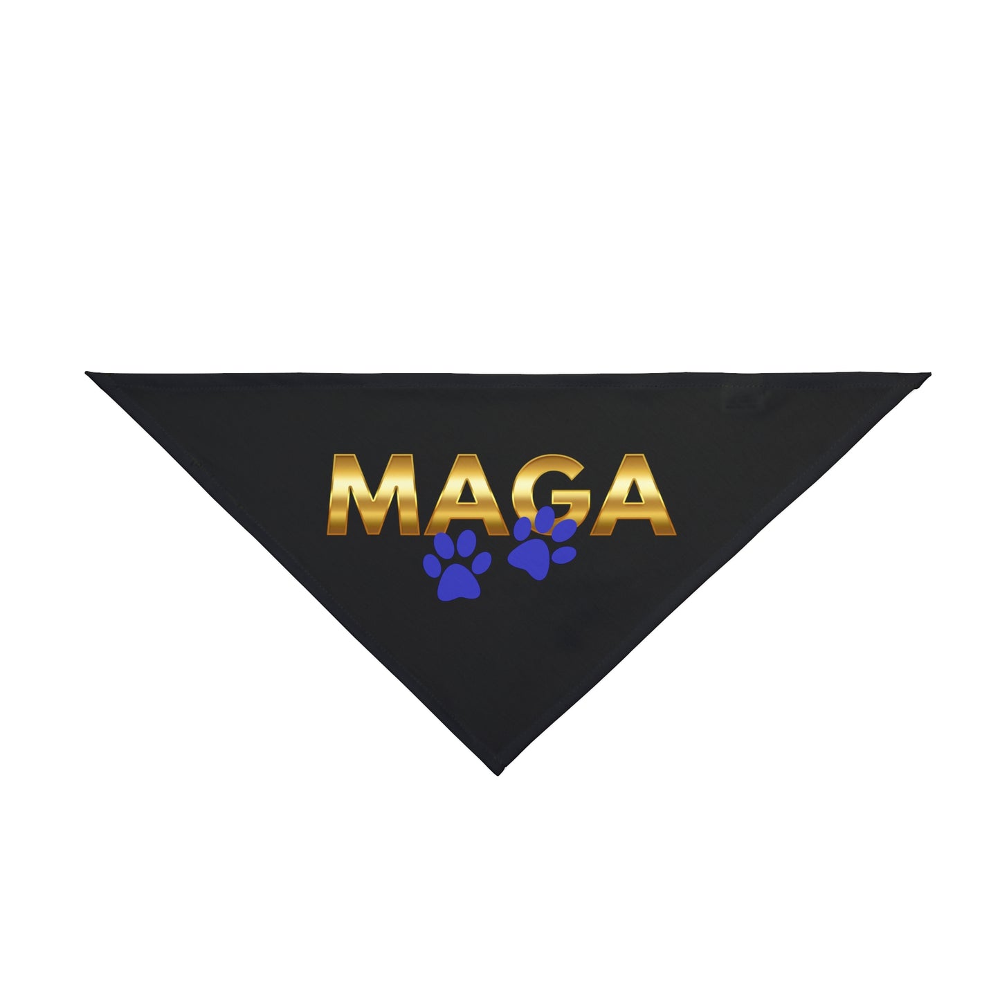 MAGA Black with Blue Pet Bandana