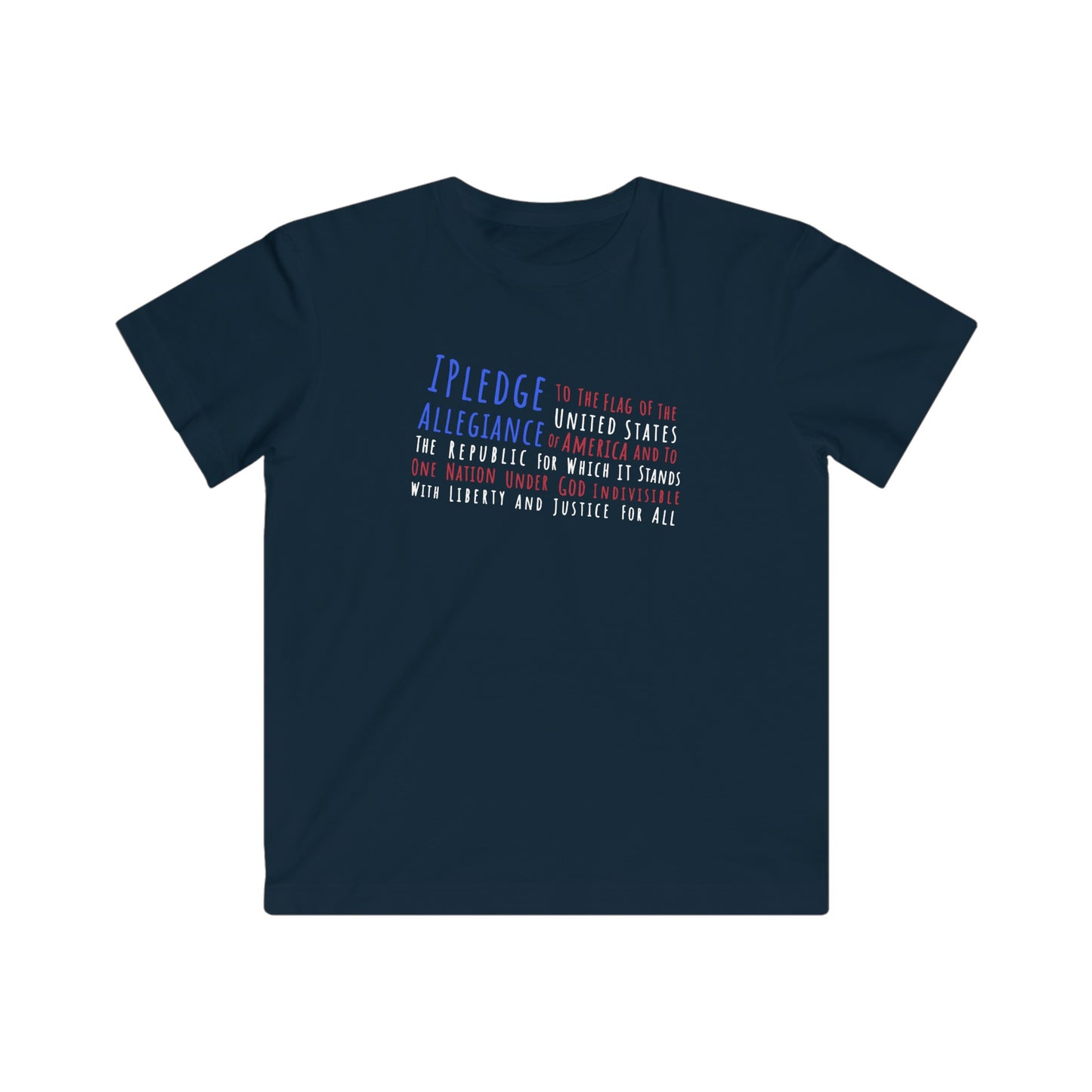 I Pledge Allegiance Kids Fine Jersey Tee