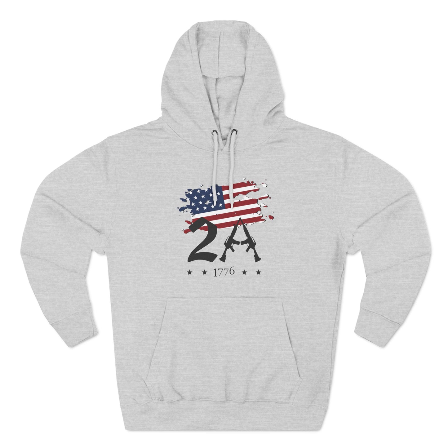 2A 2nd Amendment 1776 Fleece Hoodie Sweatshirt