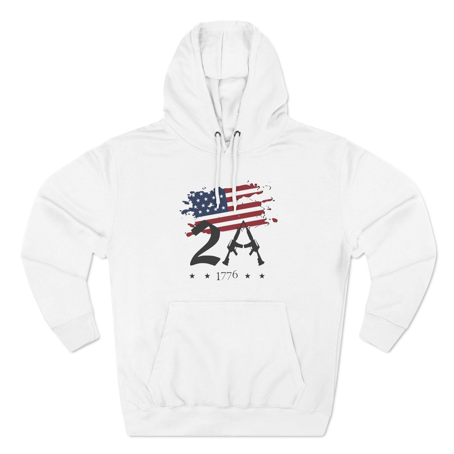 2A 2nd Amendment 1776 Fleece Hoodie Sweatshirt