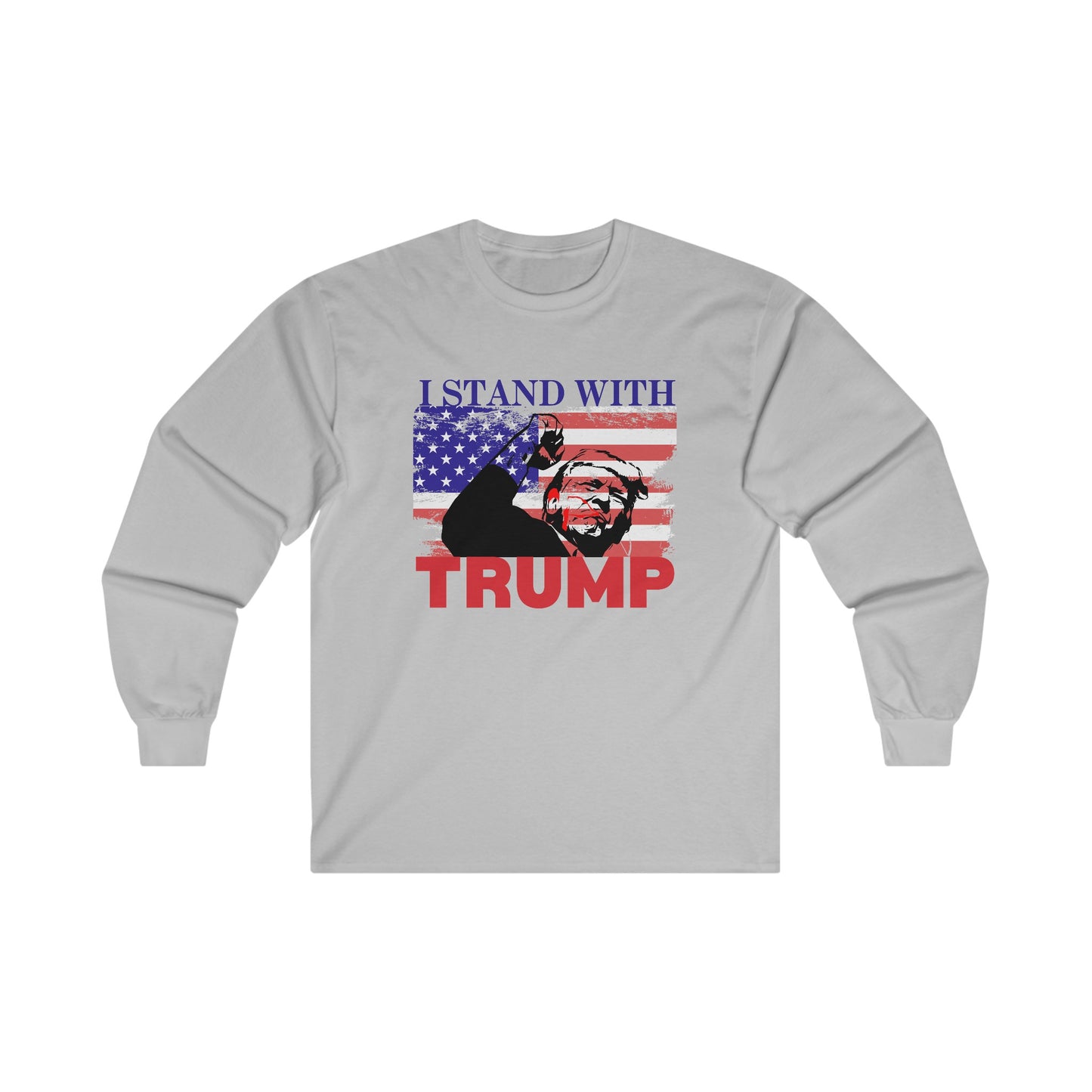 I Stand With Trump Unisex Ultra Cotton Long Sleeve Tee