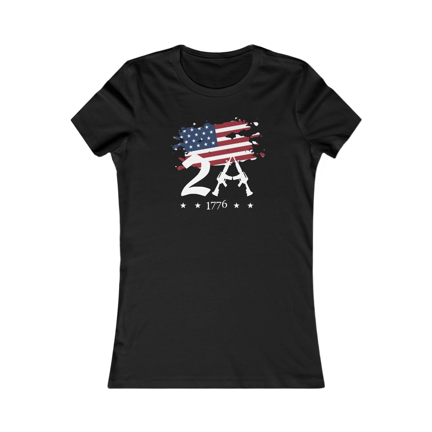 2A 2nd Amendment 1776 Women's Favorite Tee