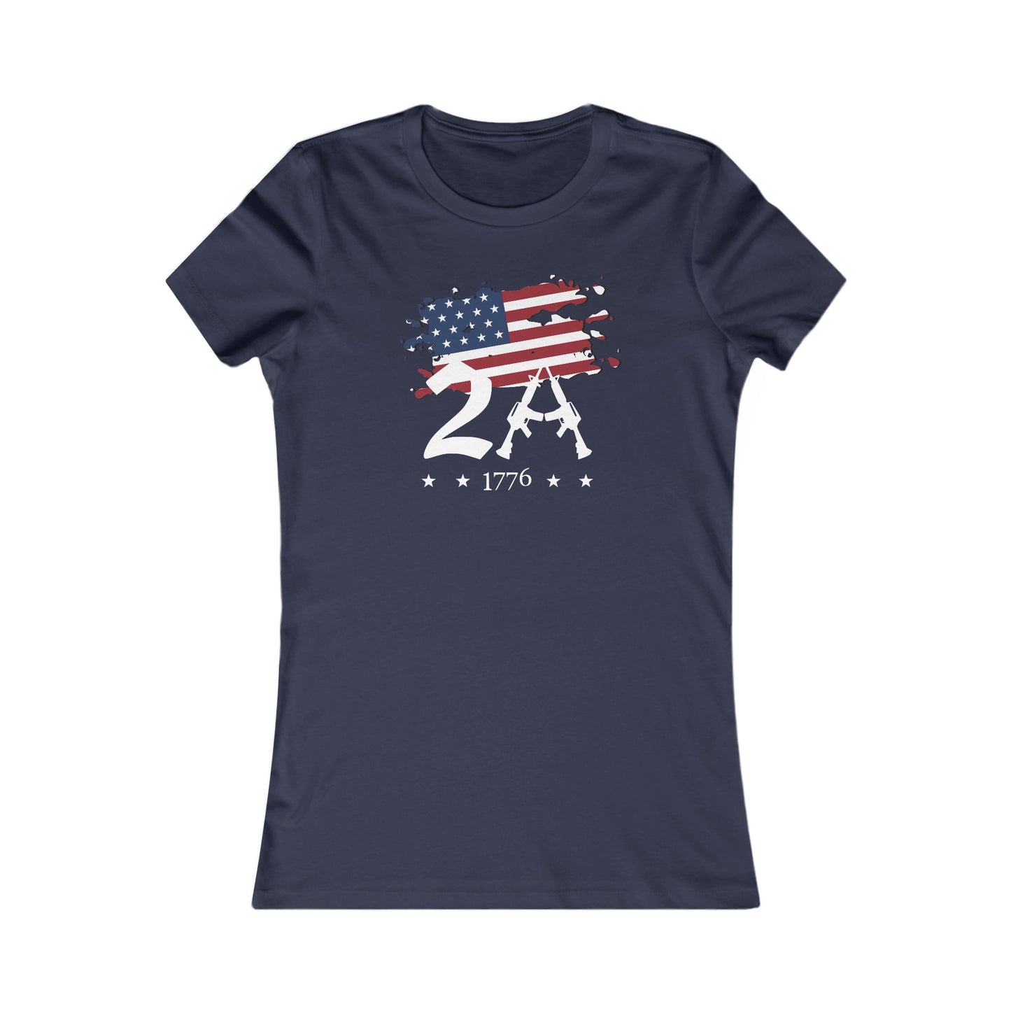 2A 2nd Amendment 1776 Women's Favorite Tee