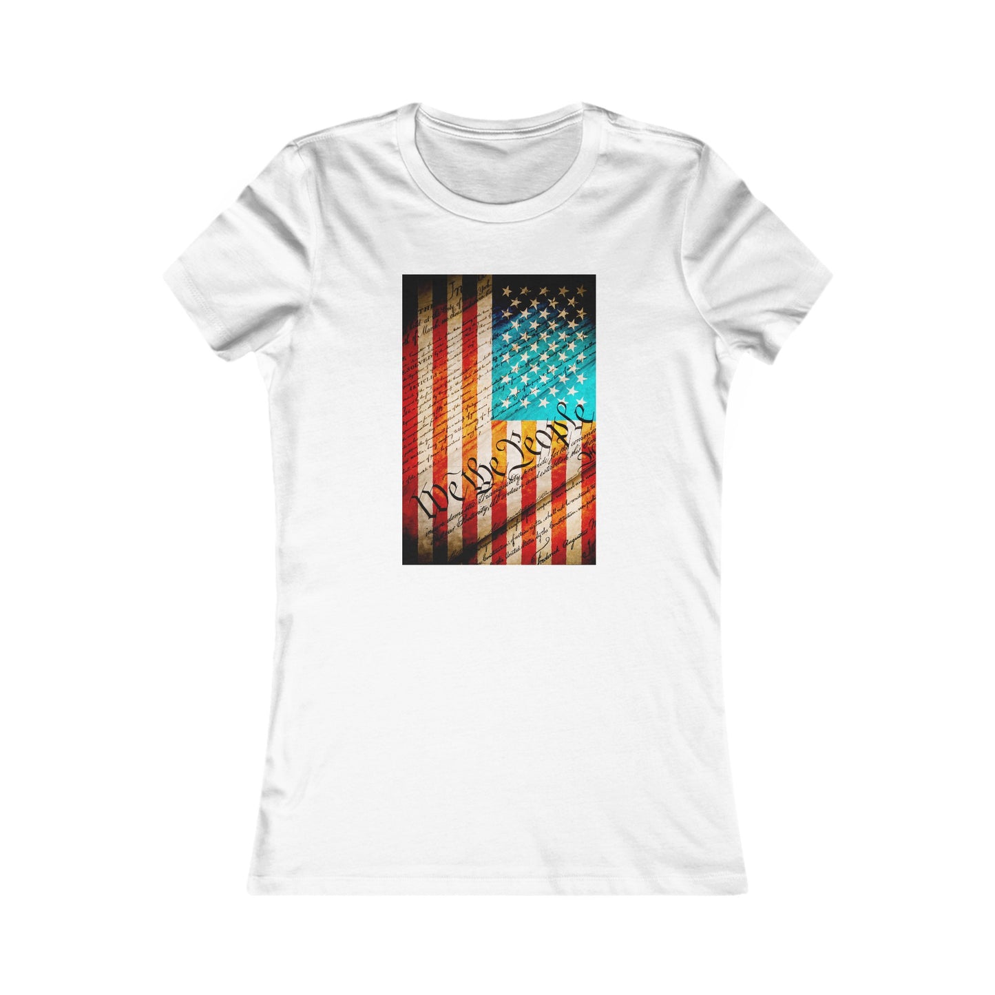 We The People, USA Flag Women's Favorite Tee