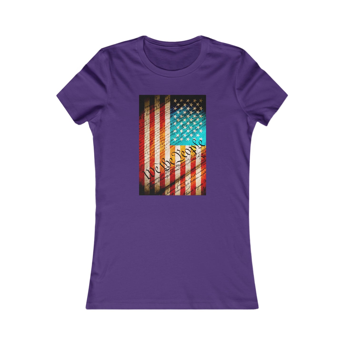 We The People, USA Flag Women's Favorite Tee